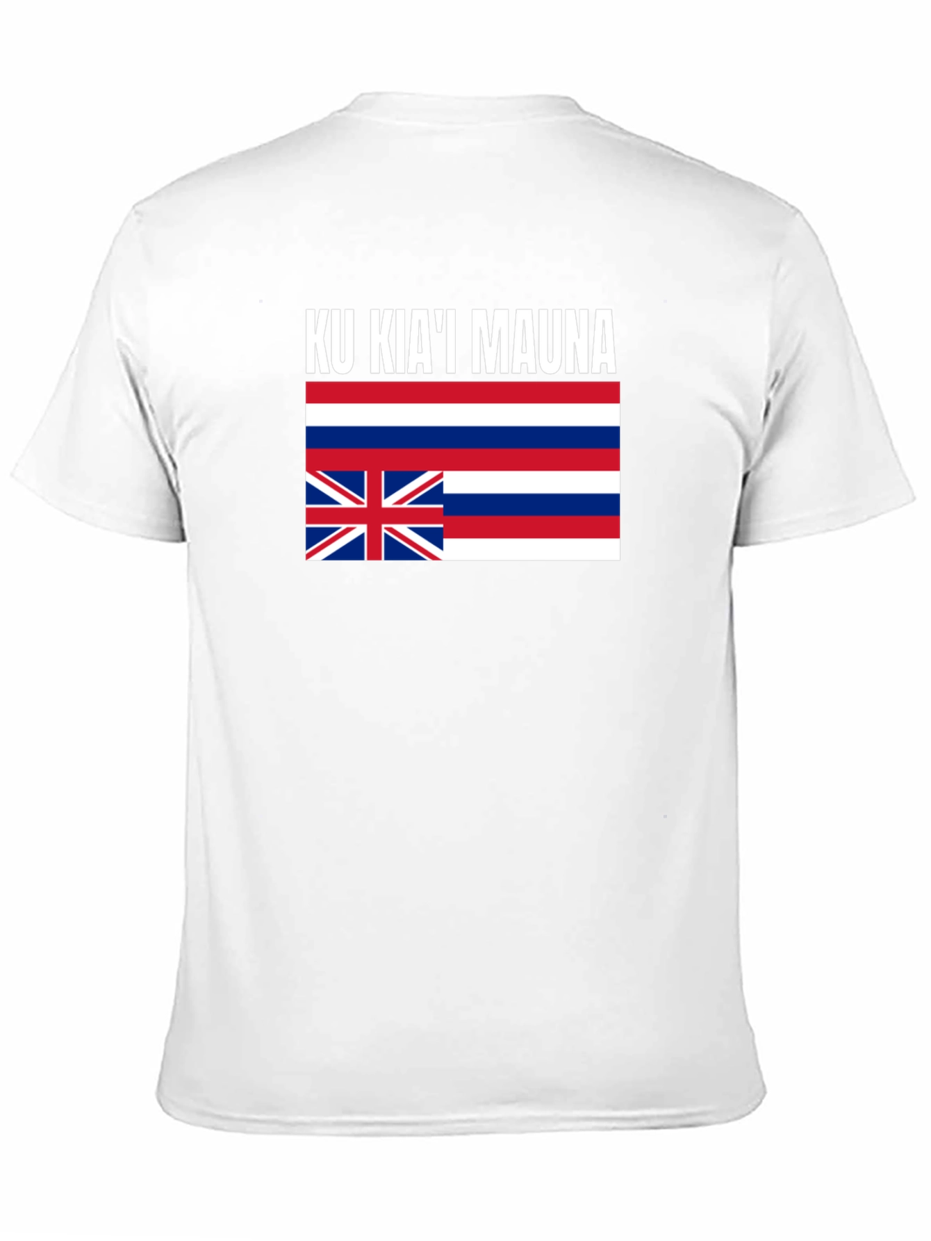 Ku Kiai Mauna Hawaiian Flag T-Shirt