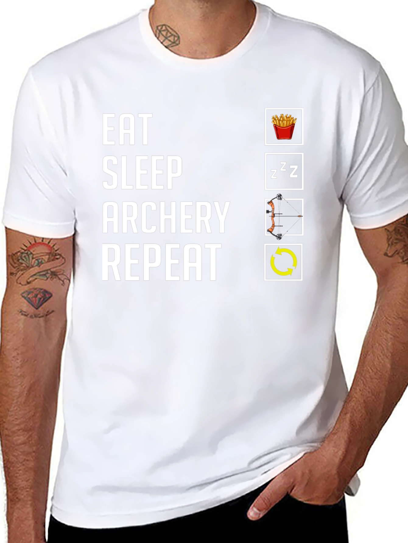 Eat Sleep Archery Repeat T-Shirt