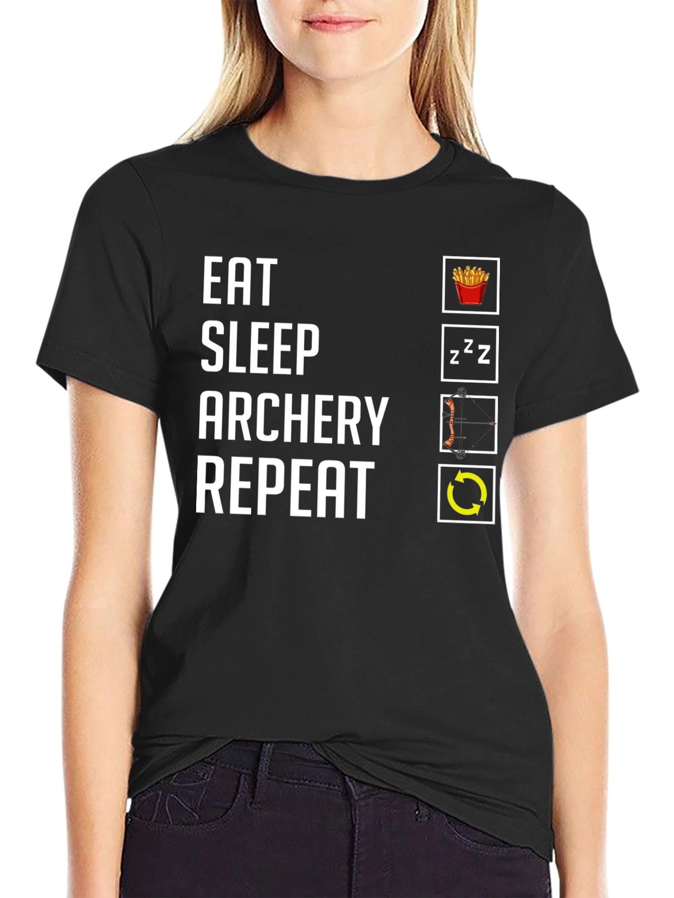 Eat Sleep Archery Repeat T-Shirt