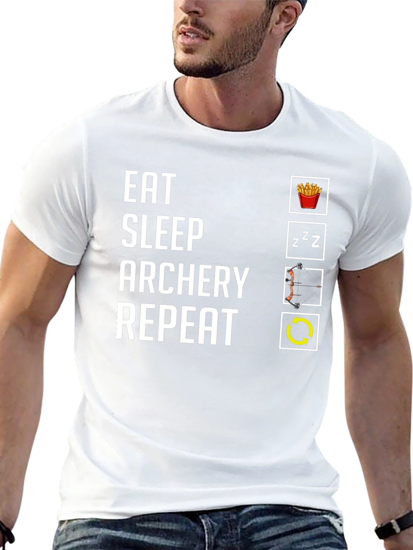 Eat Sleep Archery Repeat T-Shirt