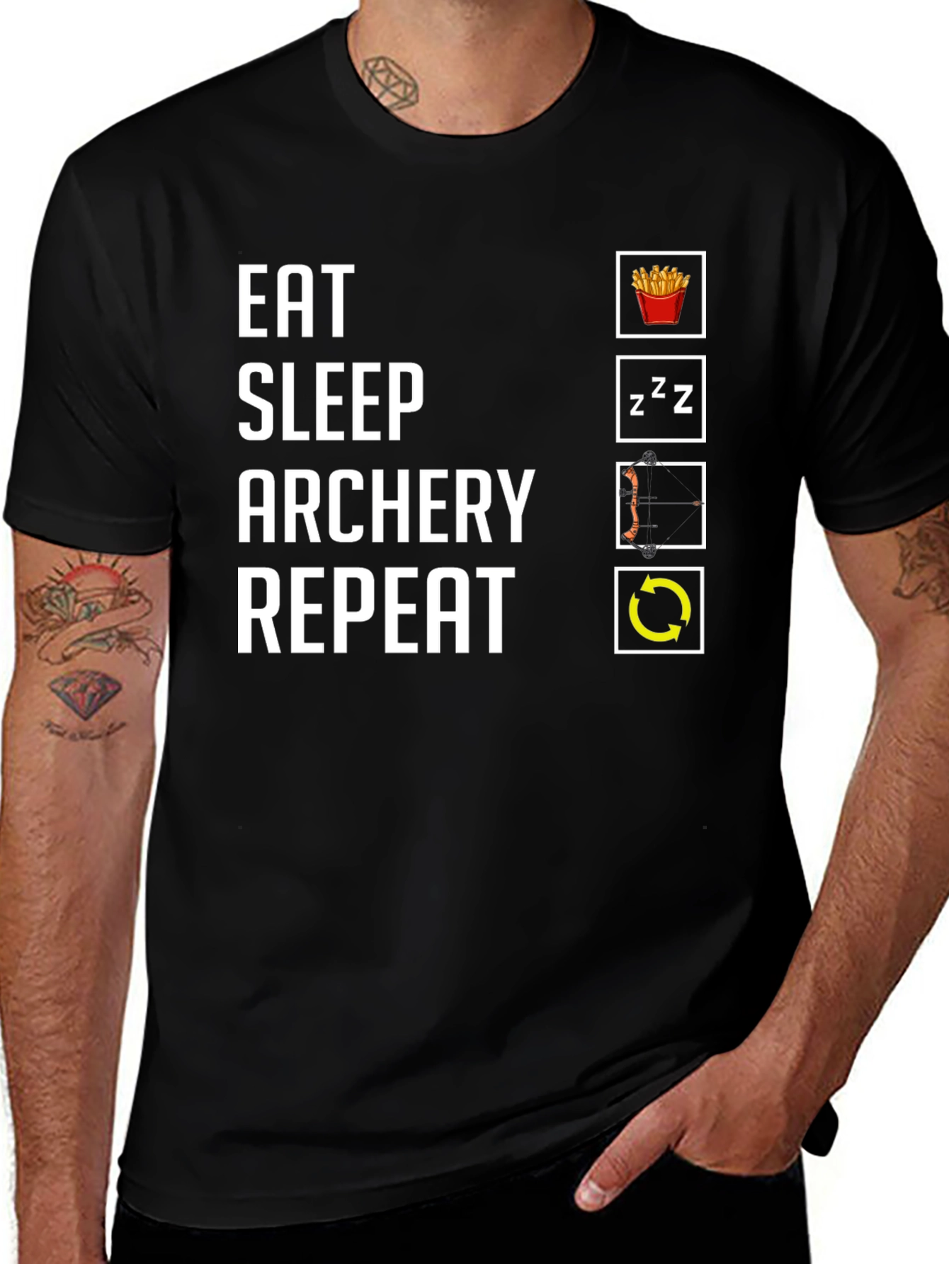 Eat Sleep Archery Repeat T-Shirt