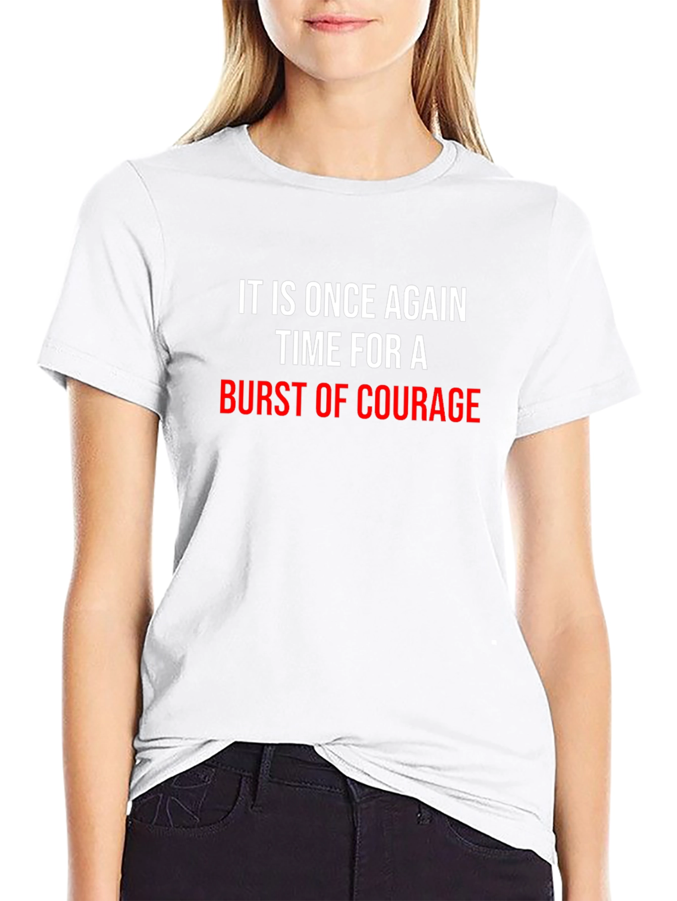 Burst of Courage Graphic Tee - Black