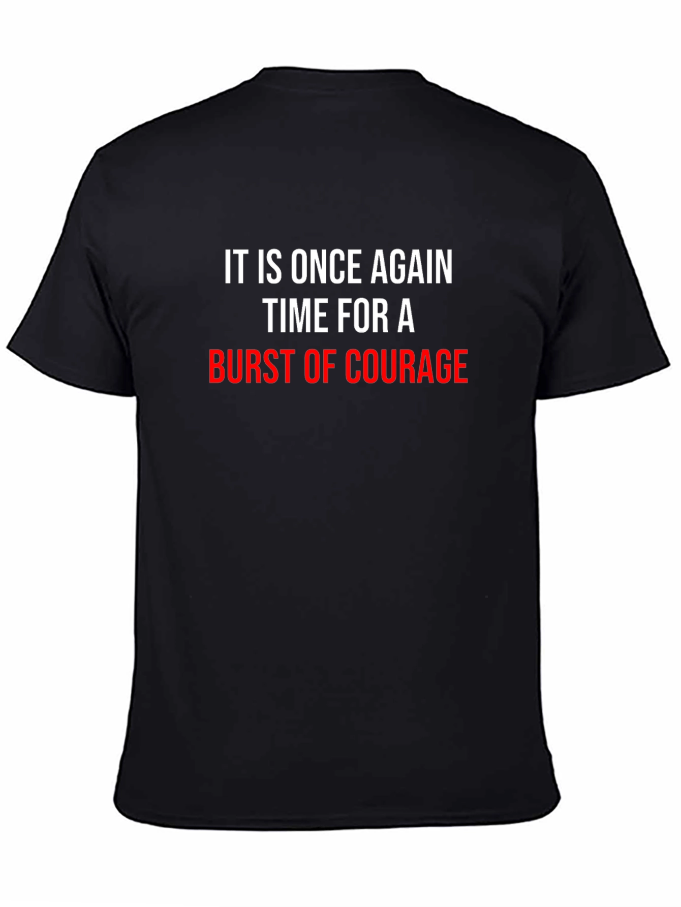 Burst of Courage Graphic Tee - Black