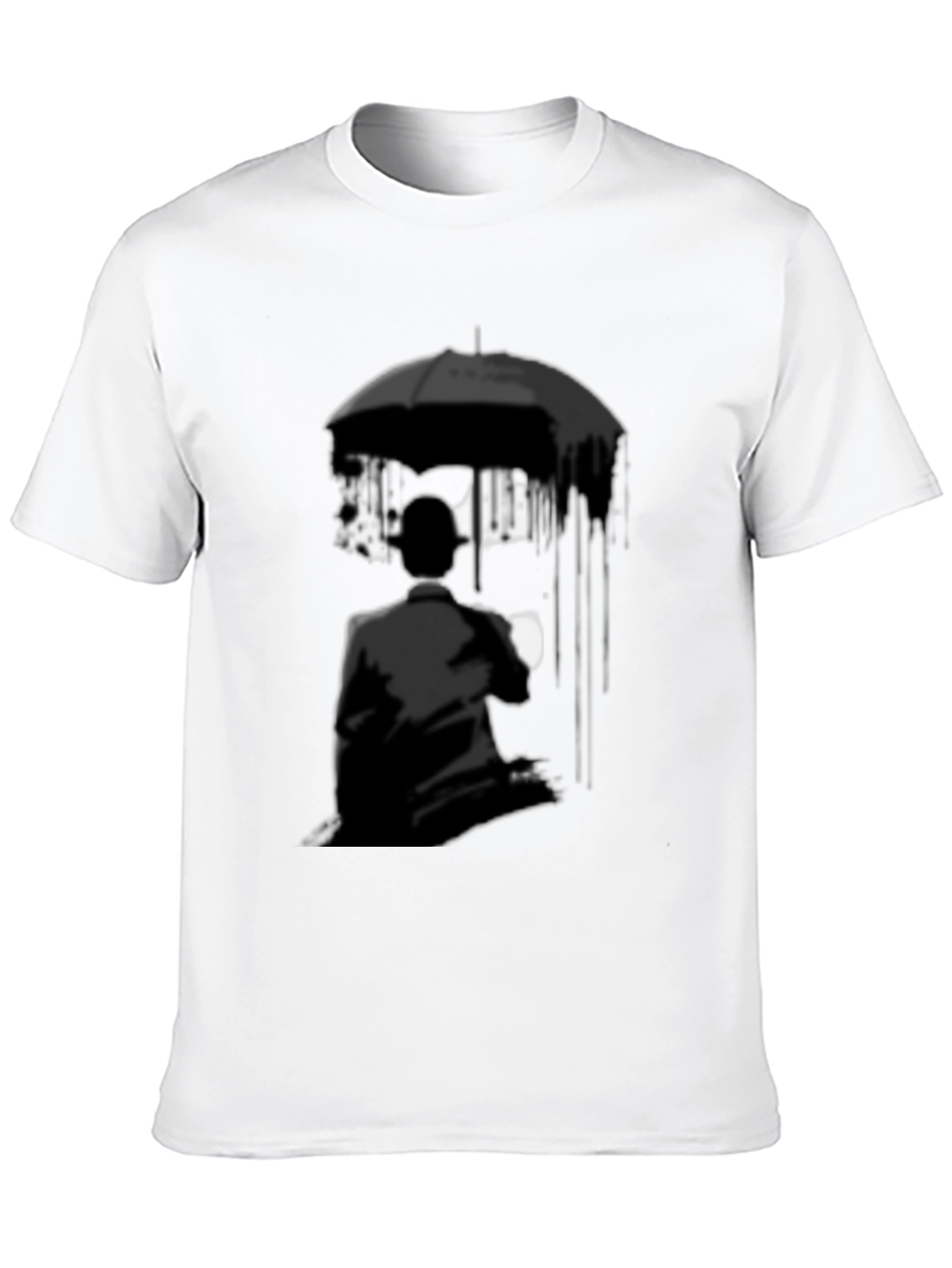 Umbrella Academy Style Graphic Tee - Black