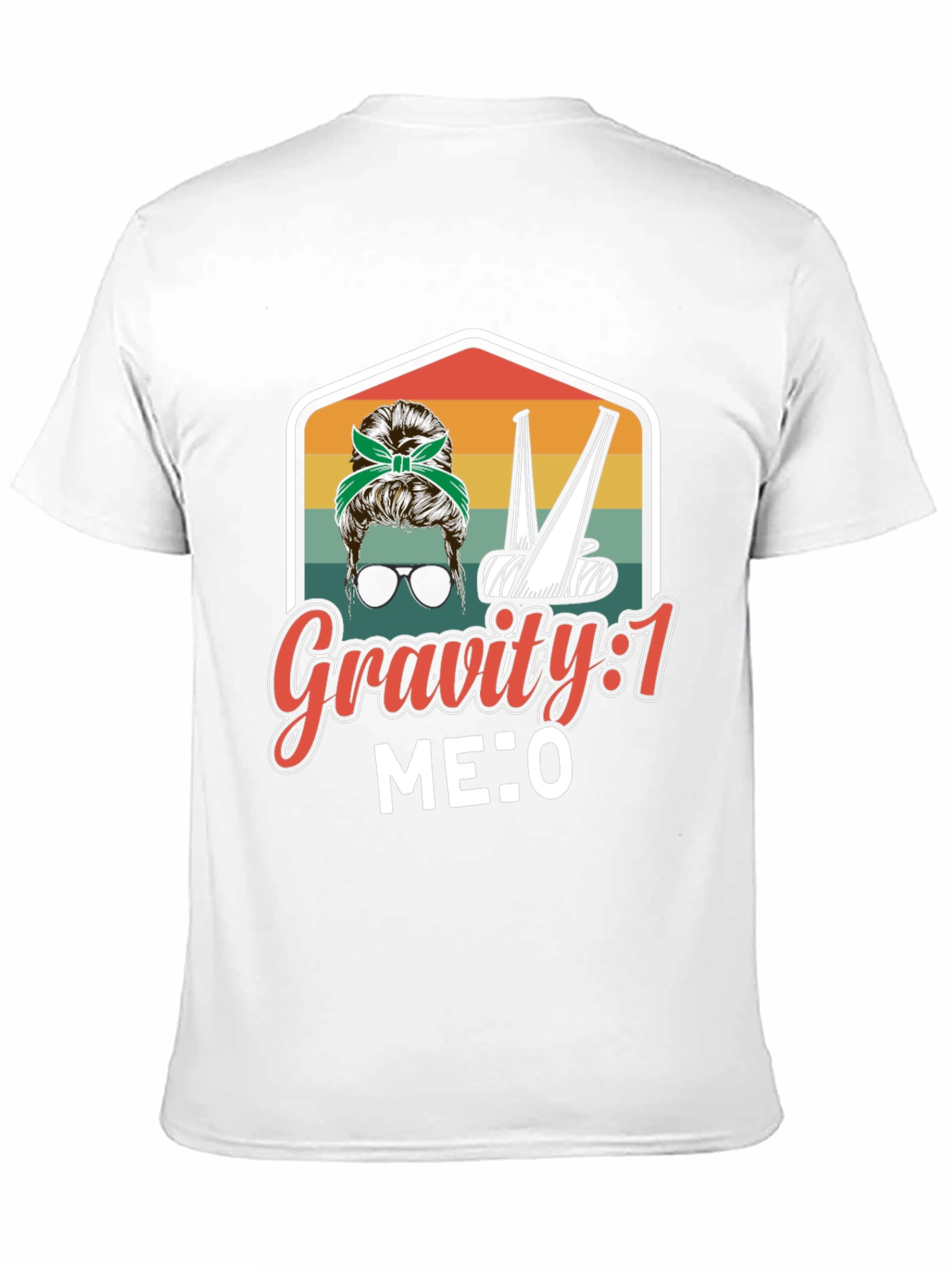 Gravity 1 Me 0 Funny Broken Bone T-Shirt