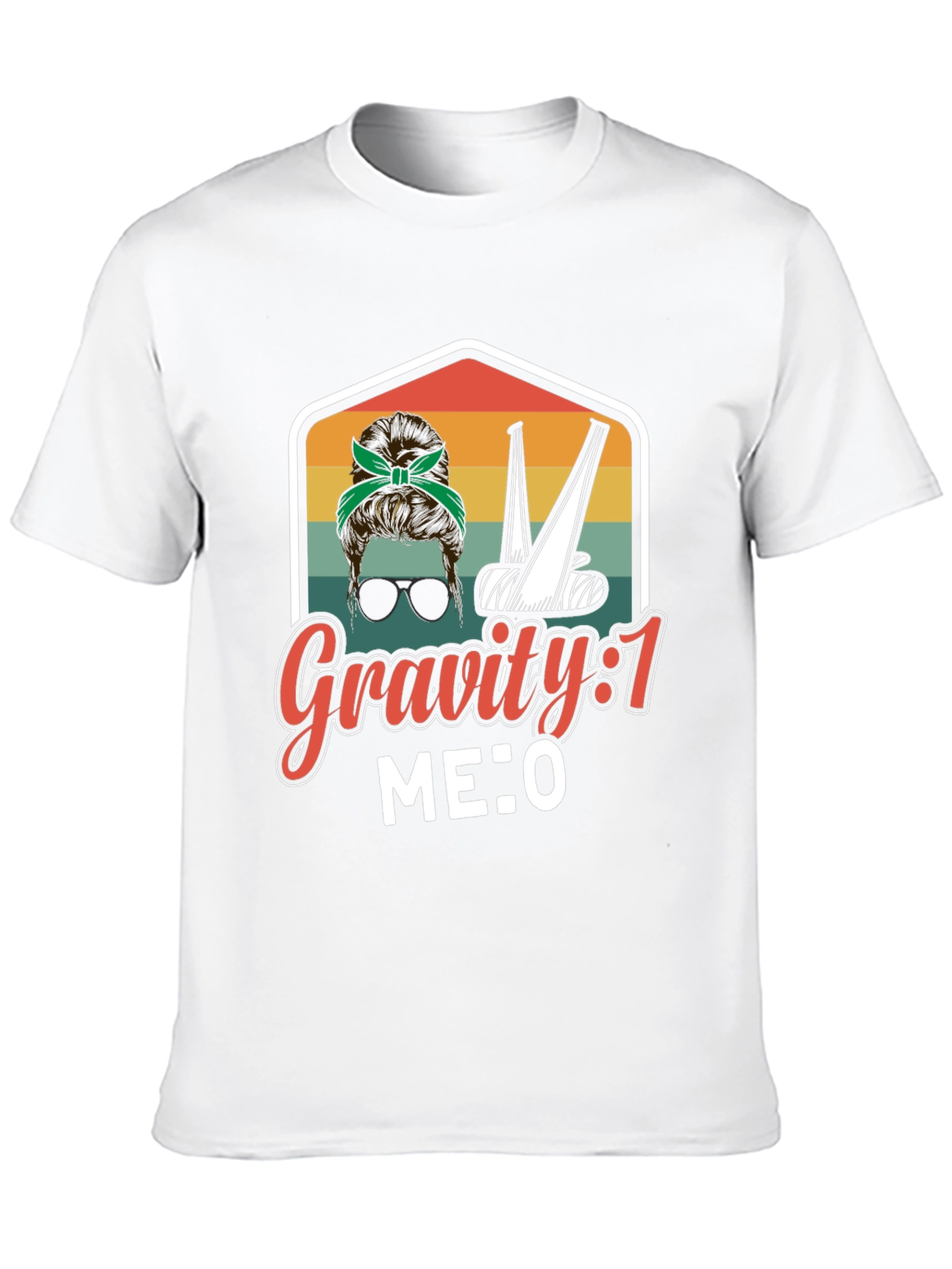 Gravity 1 Me 0 Funny Broken Bone T-Shirt