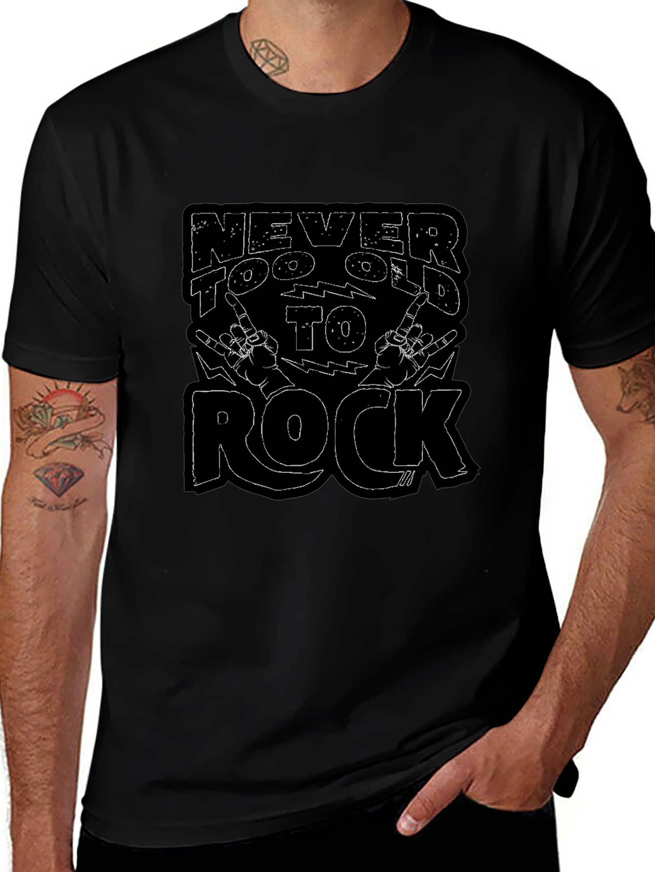 Never Too Old to Rock T-Shirt