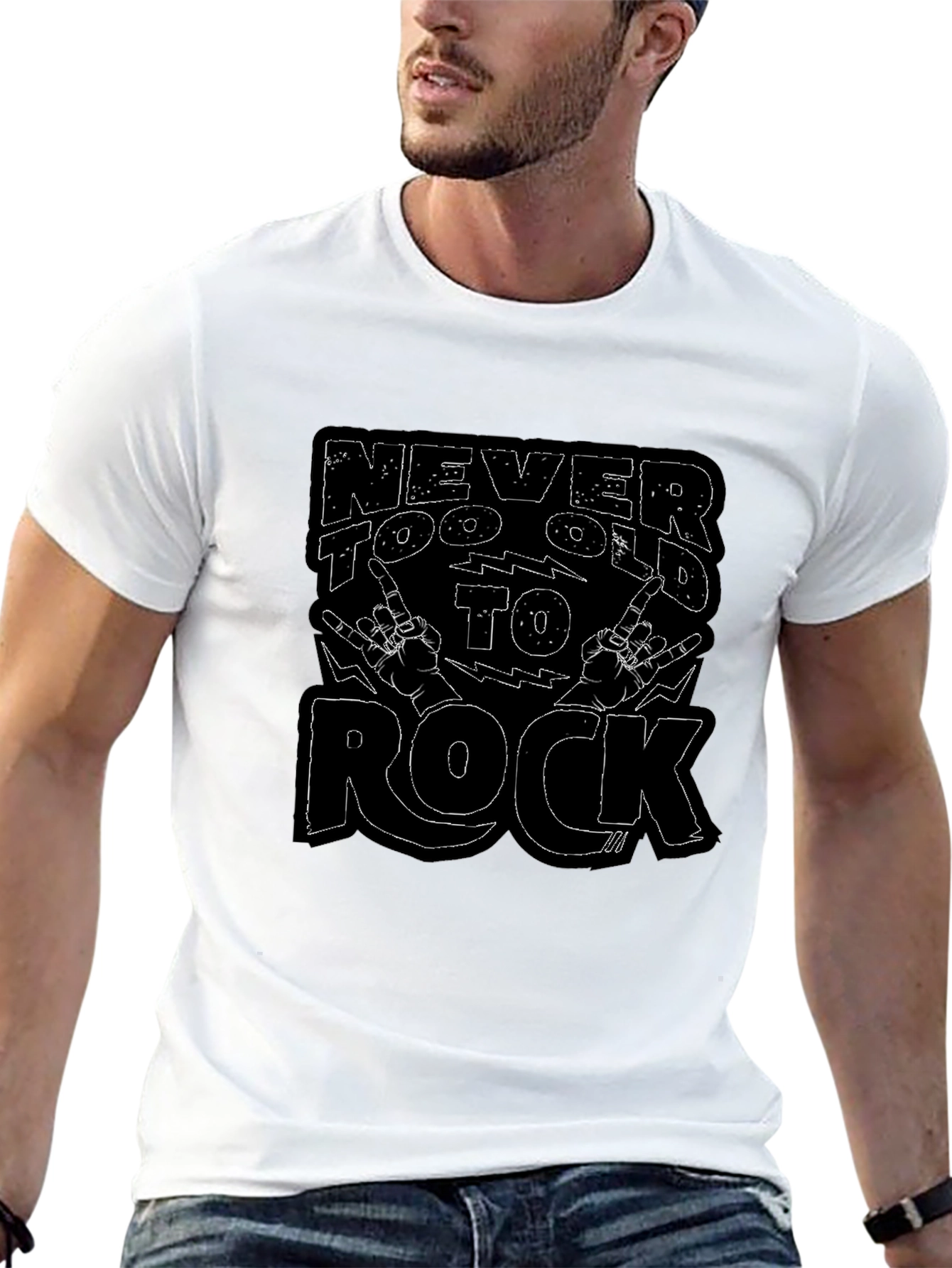 Never Too Old to Rock T-Shirt