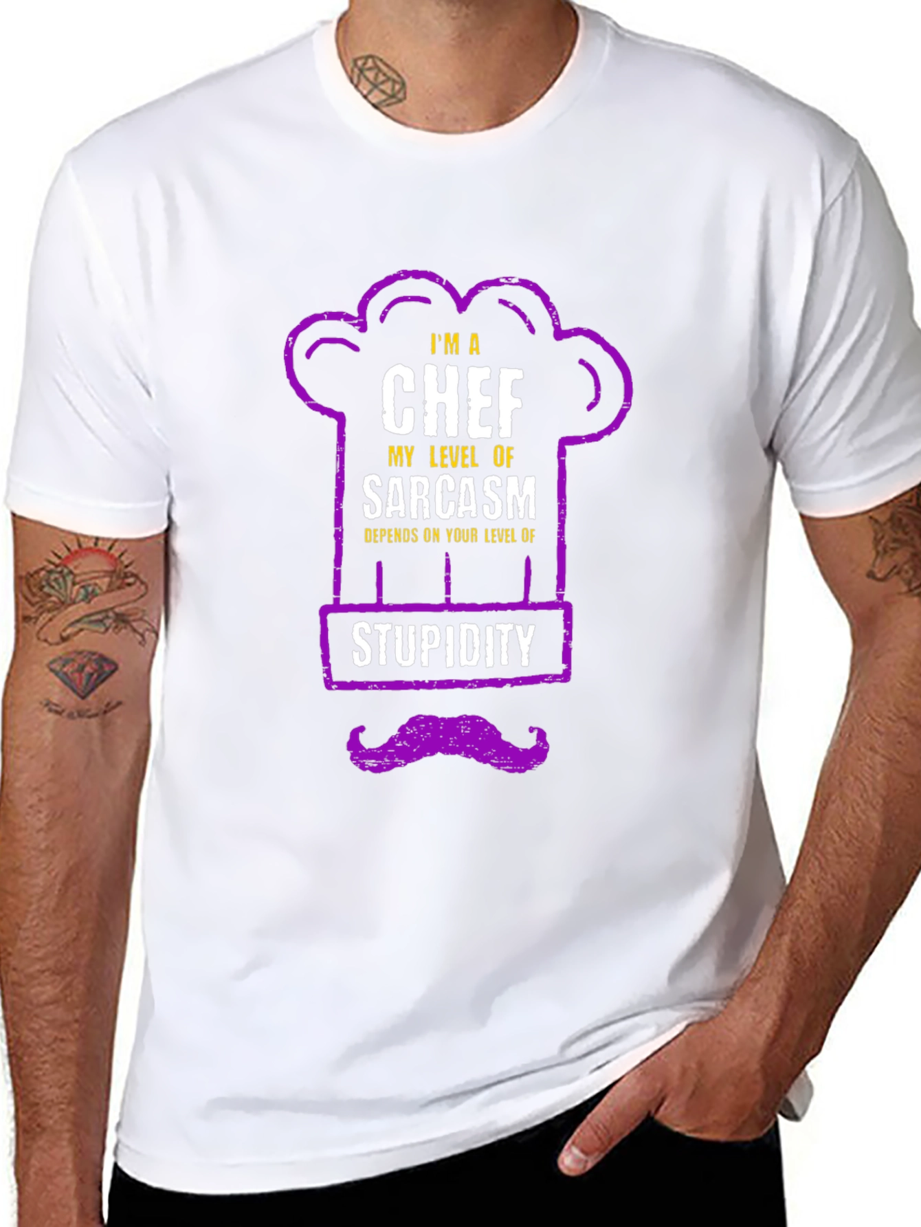Chef Sarcasm Humor T-Shirt Funny Cook Apparel