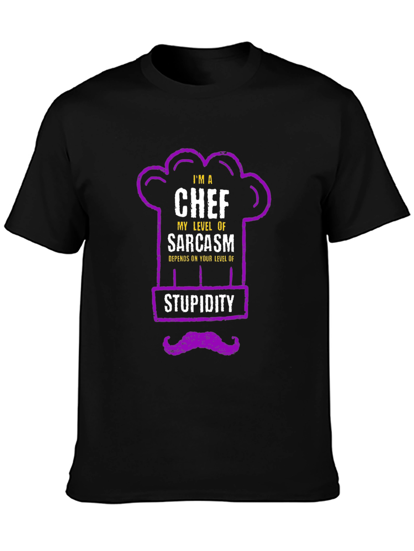 Chef Sarcasm Humor T-Shirt Funny Cook Apparel