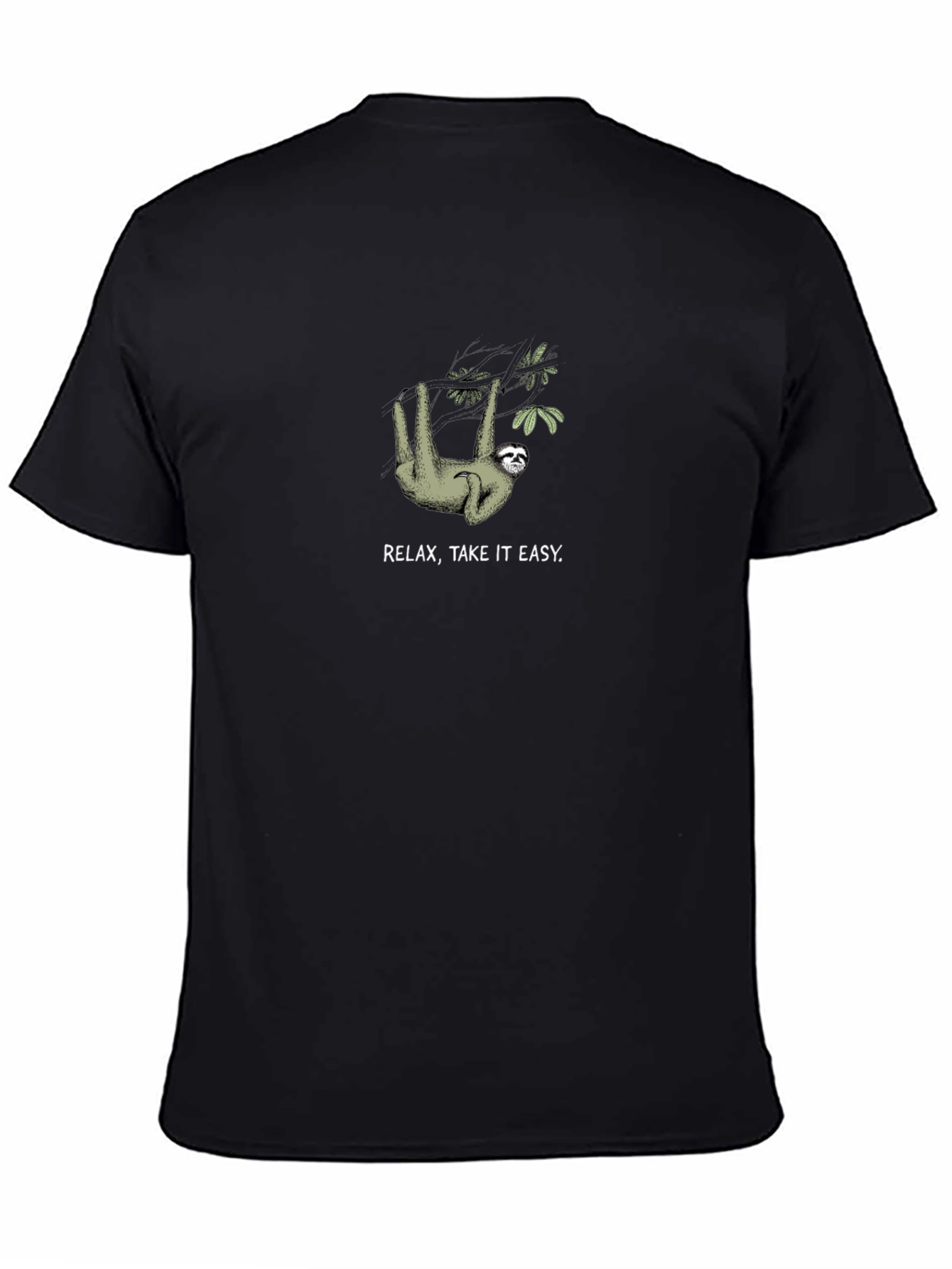 Relax Take it Easy Sloth Graphic T-Shirt