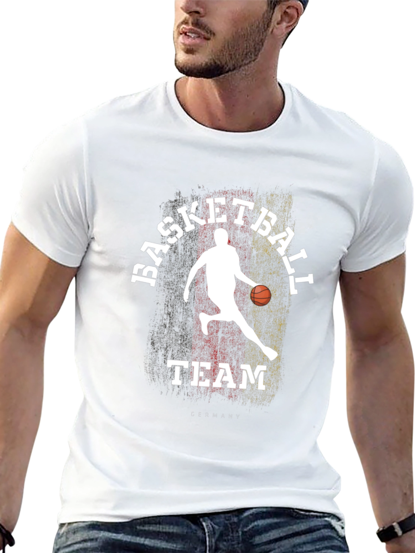 Germany Basketball Team Black T-Shirt