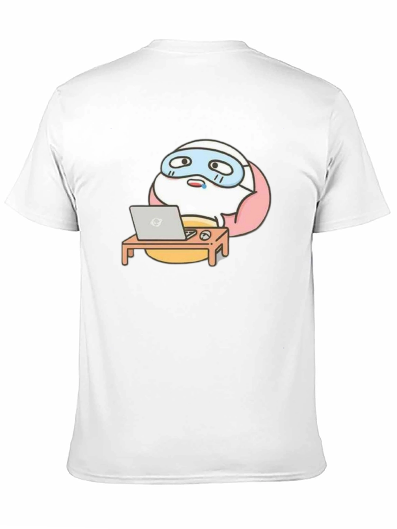 Funny Cartoon Work From Home T-Shirt
