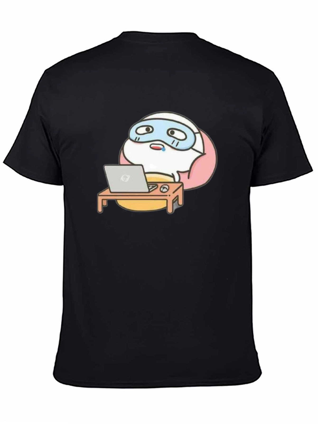 Funny Cartoon Work From Home T-Shirt