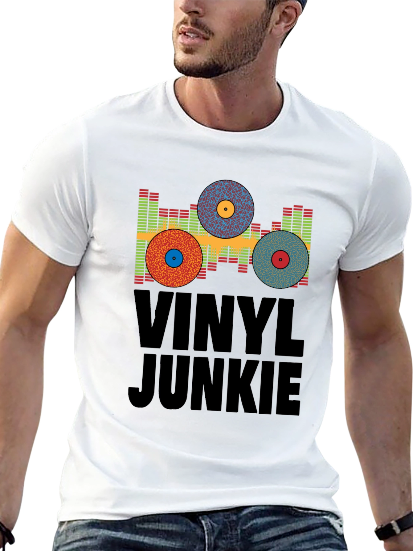 Vinyl Junkie Graphic Tee