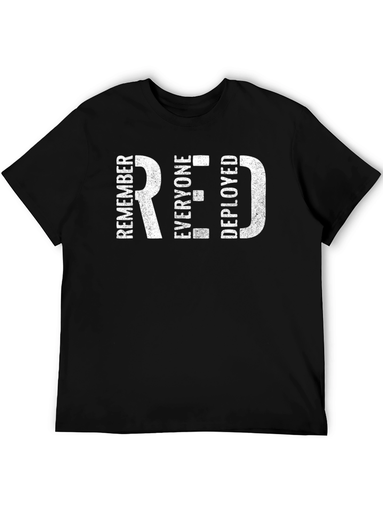 RED Remember Everyone Deployed Graphic T-Shirt