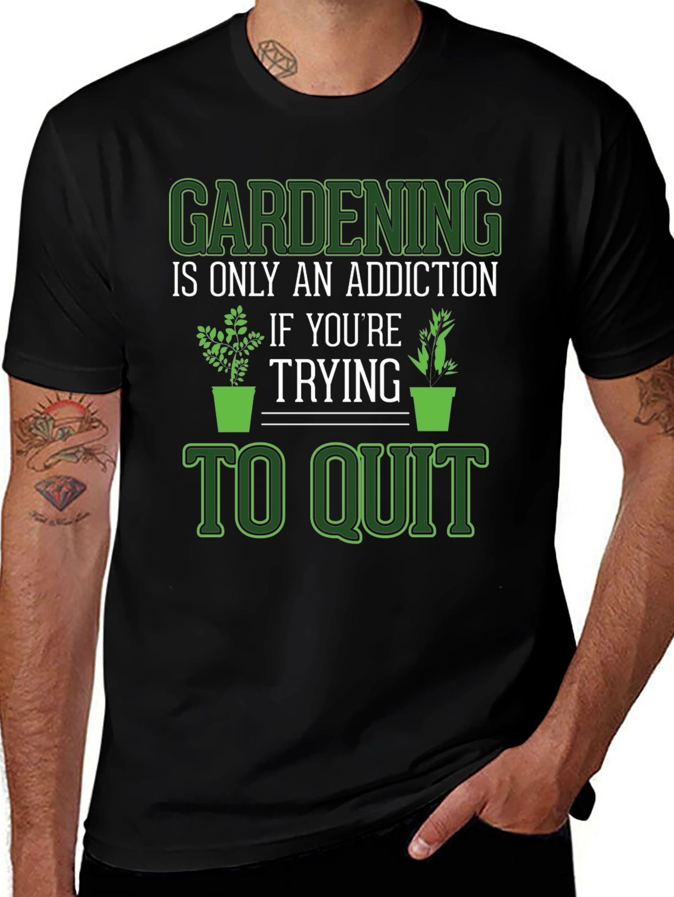 Gardening Addiction T-Shirt - Funny Gardeners Tee