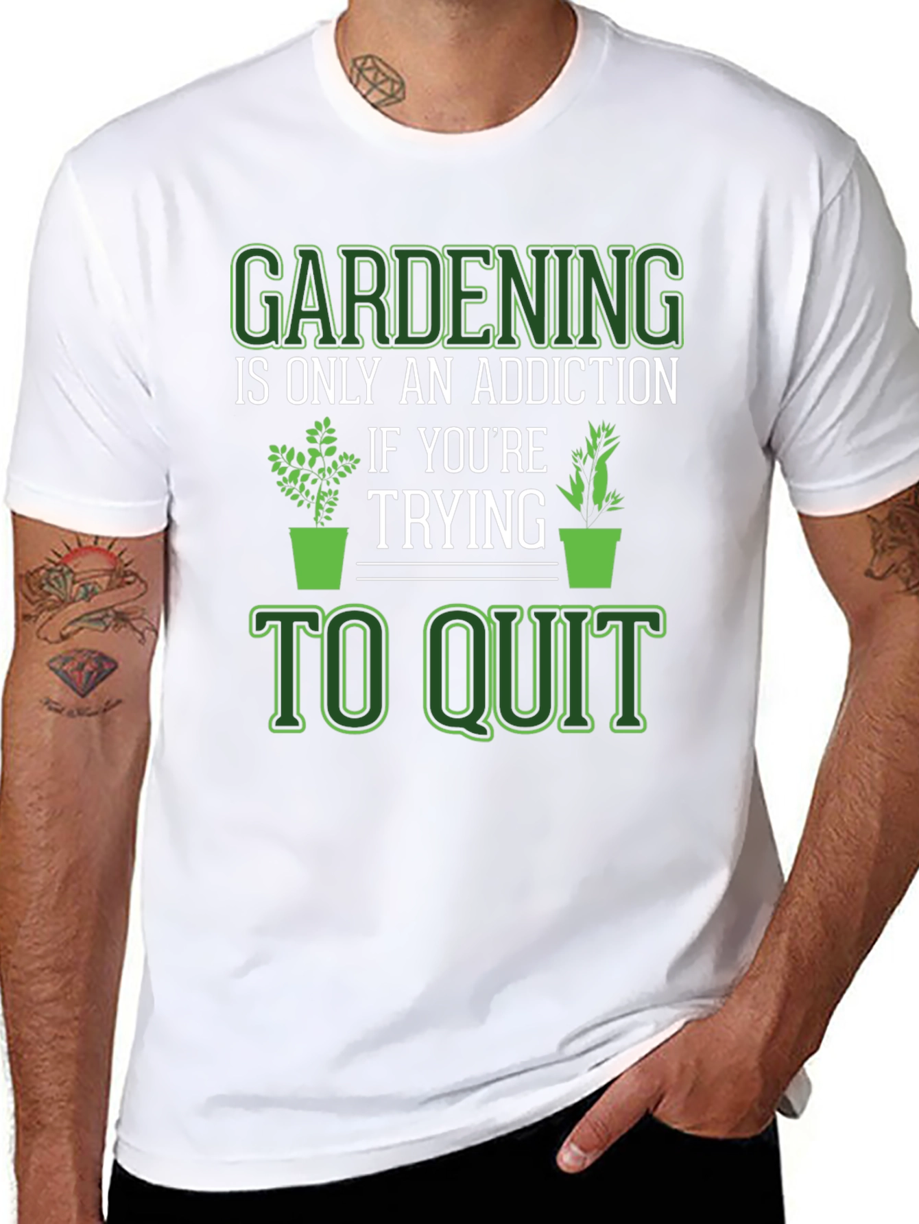 Gardening Addiction T-Shirt - Funny Gardeners Tee