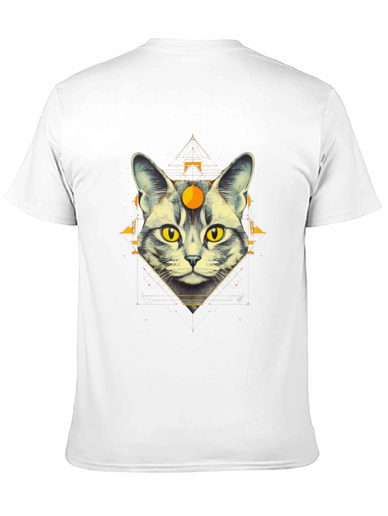 Mystic Cat Graphic Tee - Unique Design