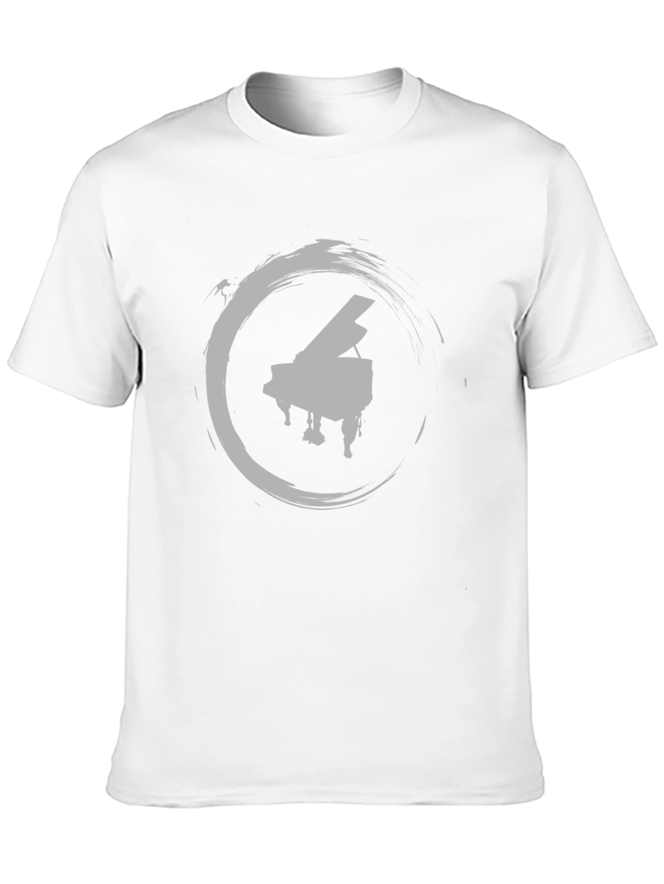 Piano Circle Graphic Tee - Stylish Unisex Shirt