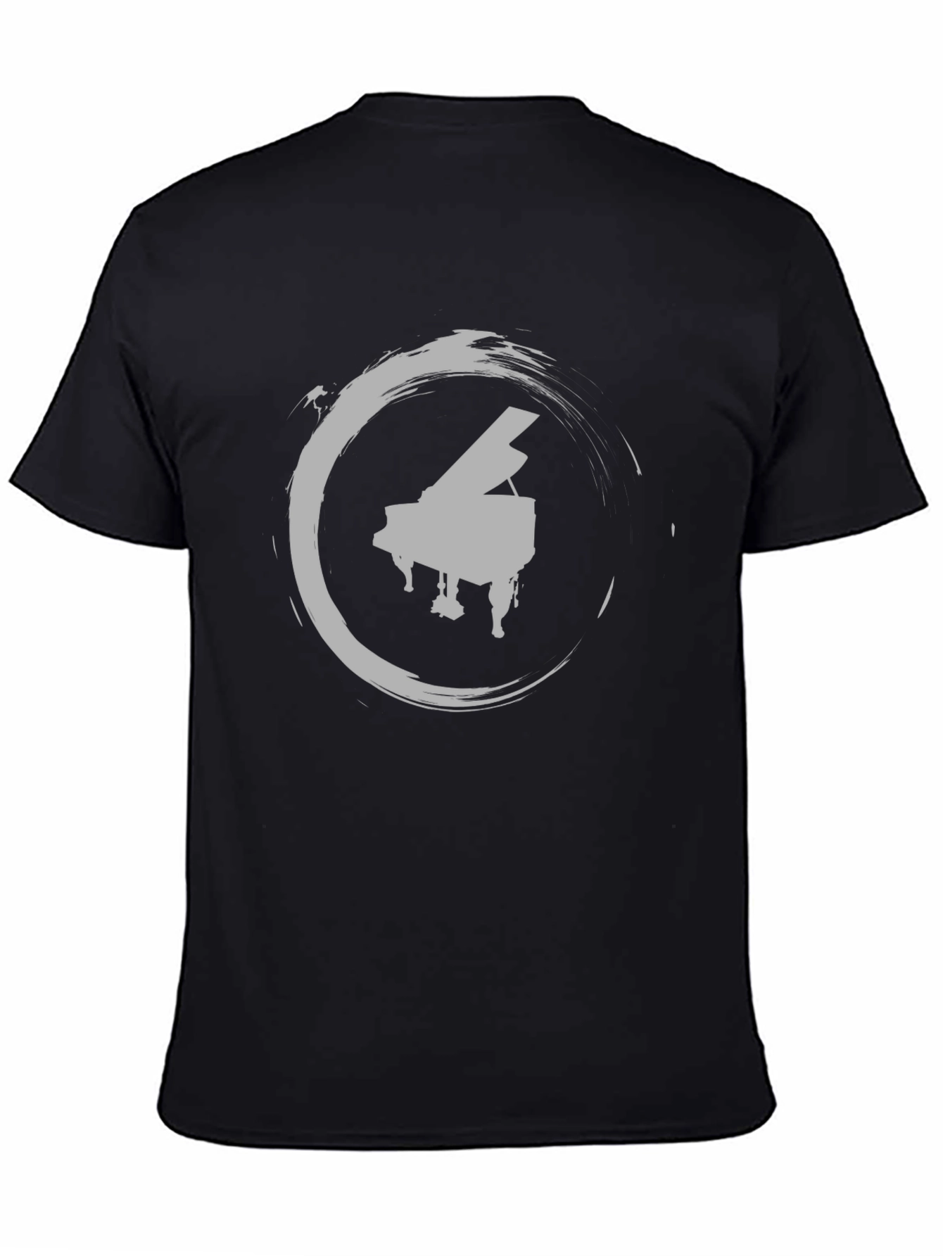 Piano Circle Graphic Tee - Stylish Unisex Shirt