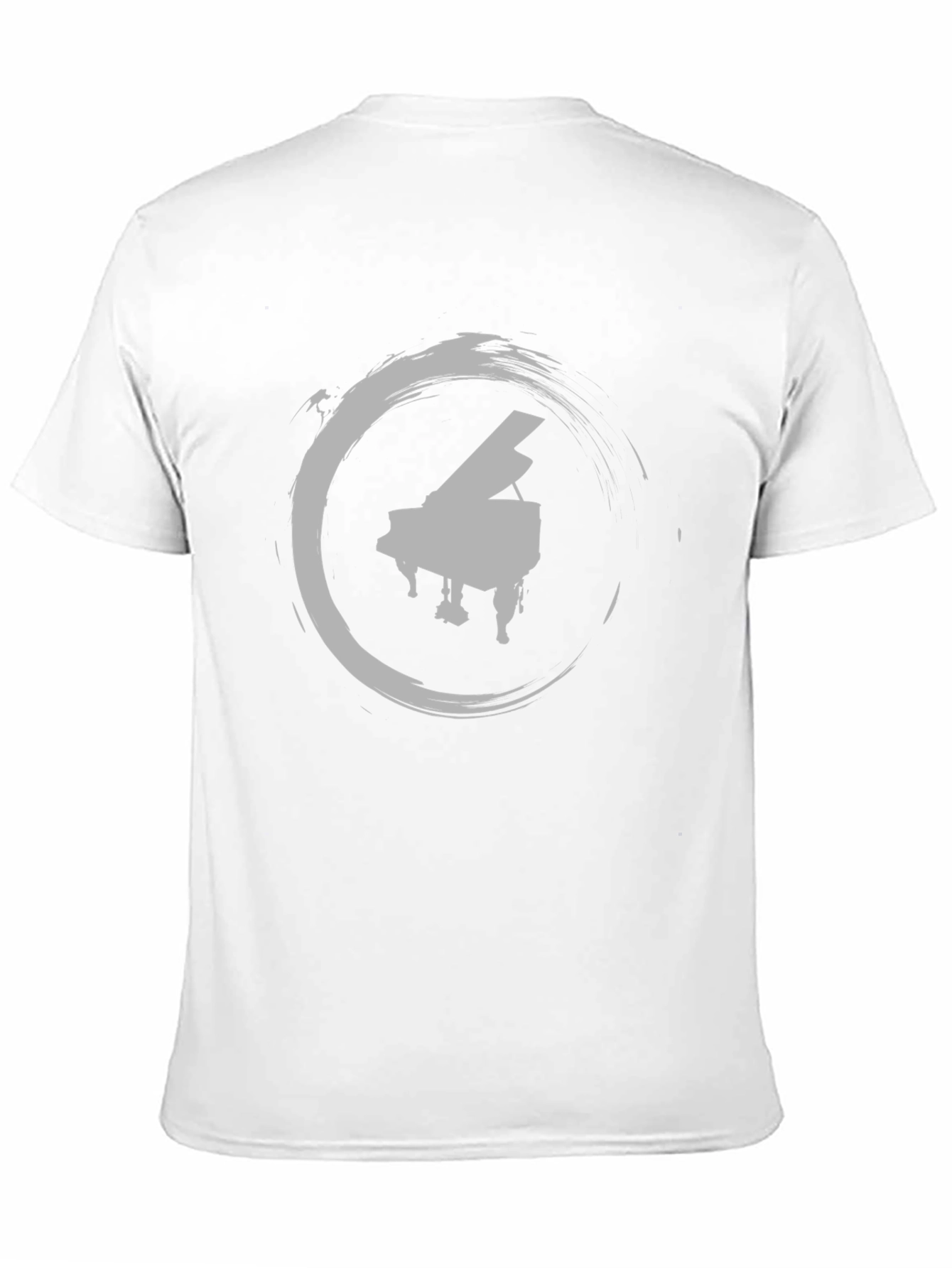 Piano Circle Graphic Tee - Stylish Unisex Shirt