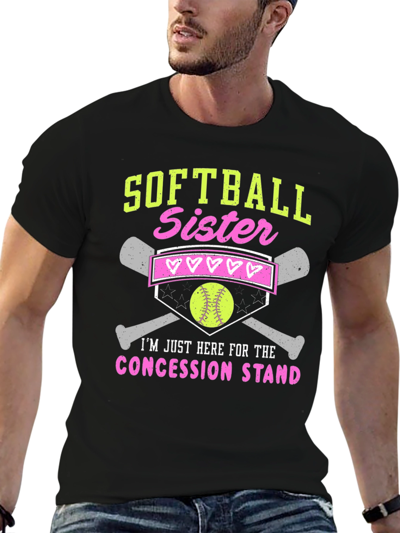 Softball Sister Concession Stand Graphic Tee