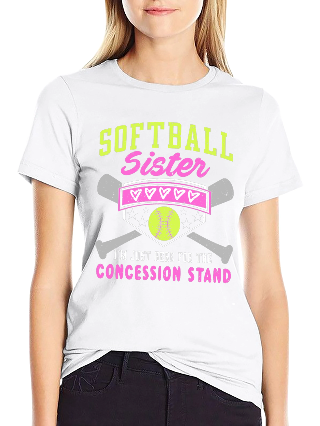 Softball Sister Concession Stand Graphic Tee