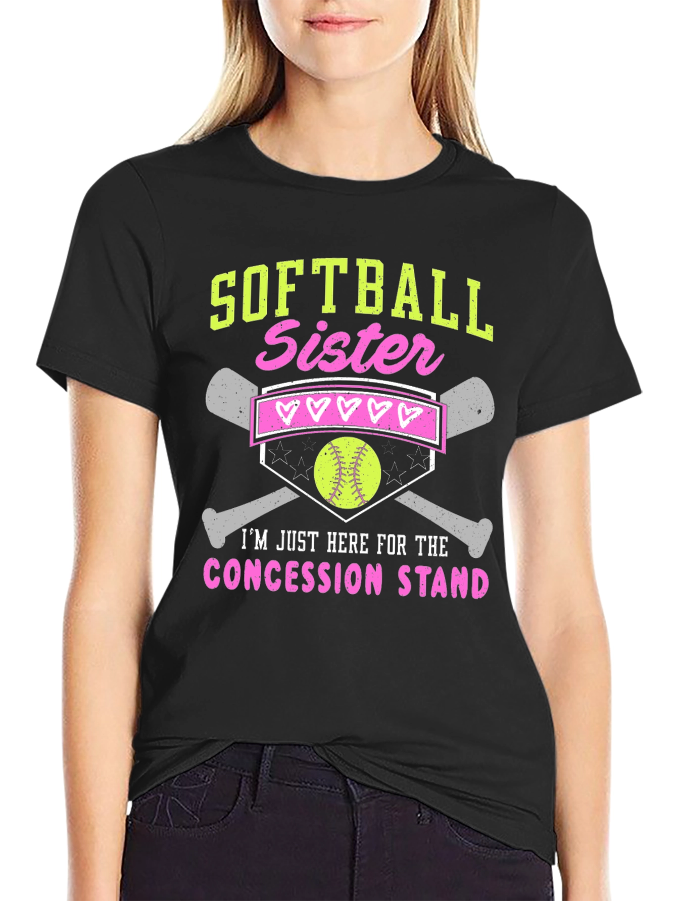 Softball Sister Concession Stand Graphic Tee
