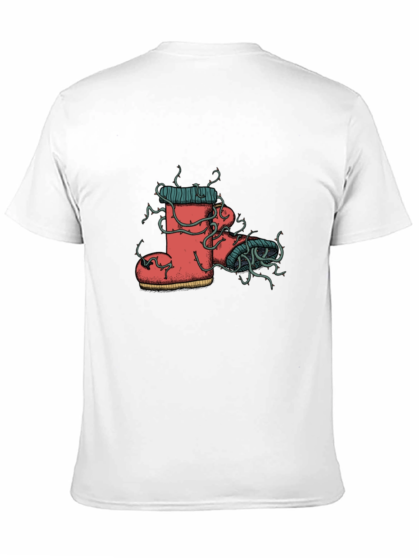 Whimsical Boot Tee - Unique Graphic Print