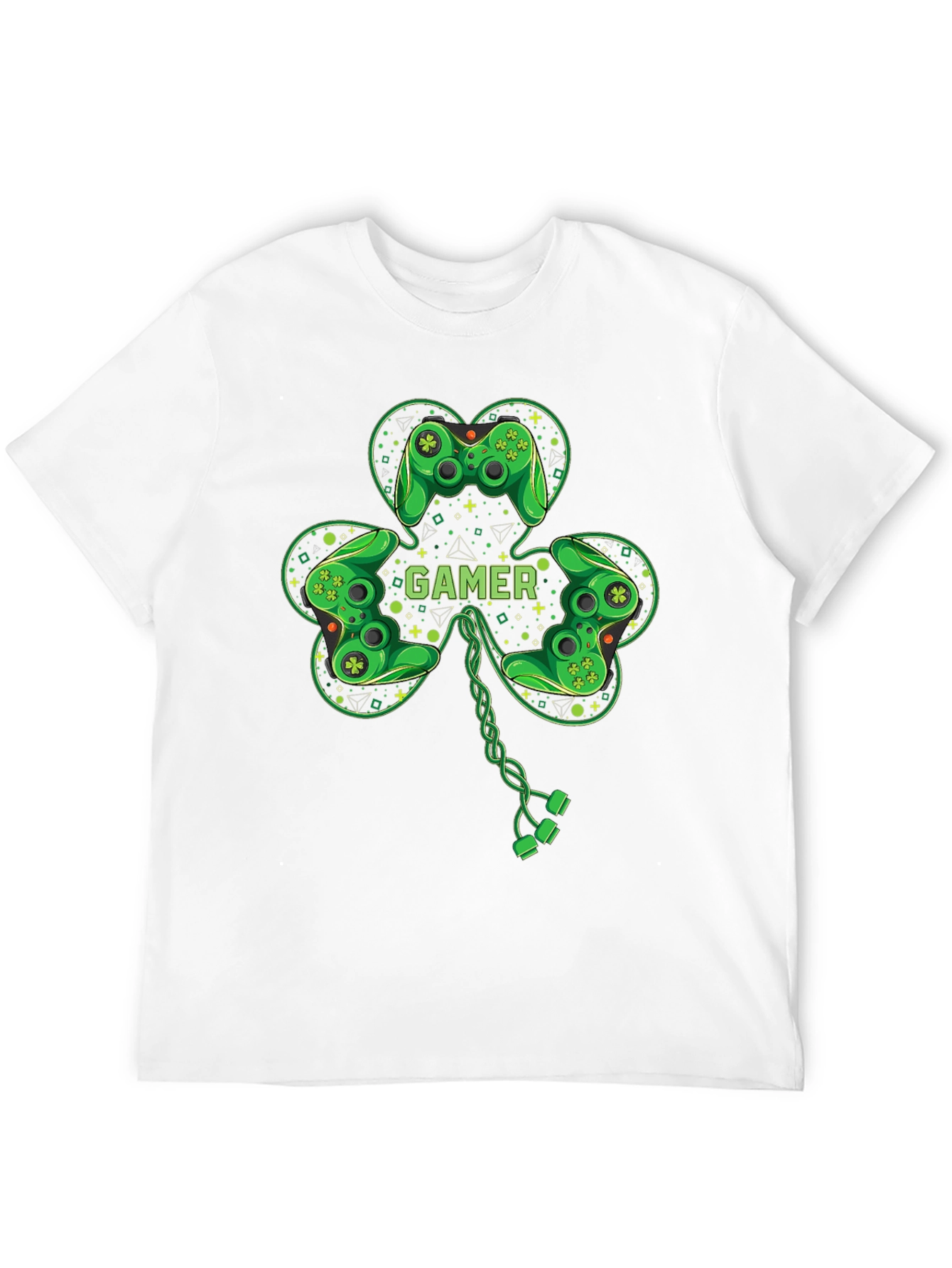 Gamer Shamrock T-Shirt - St. Patricks Day Gaming Tee