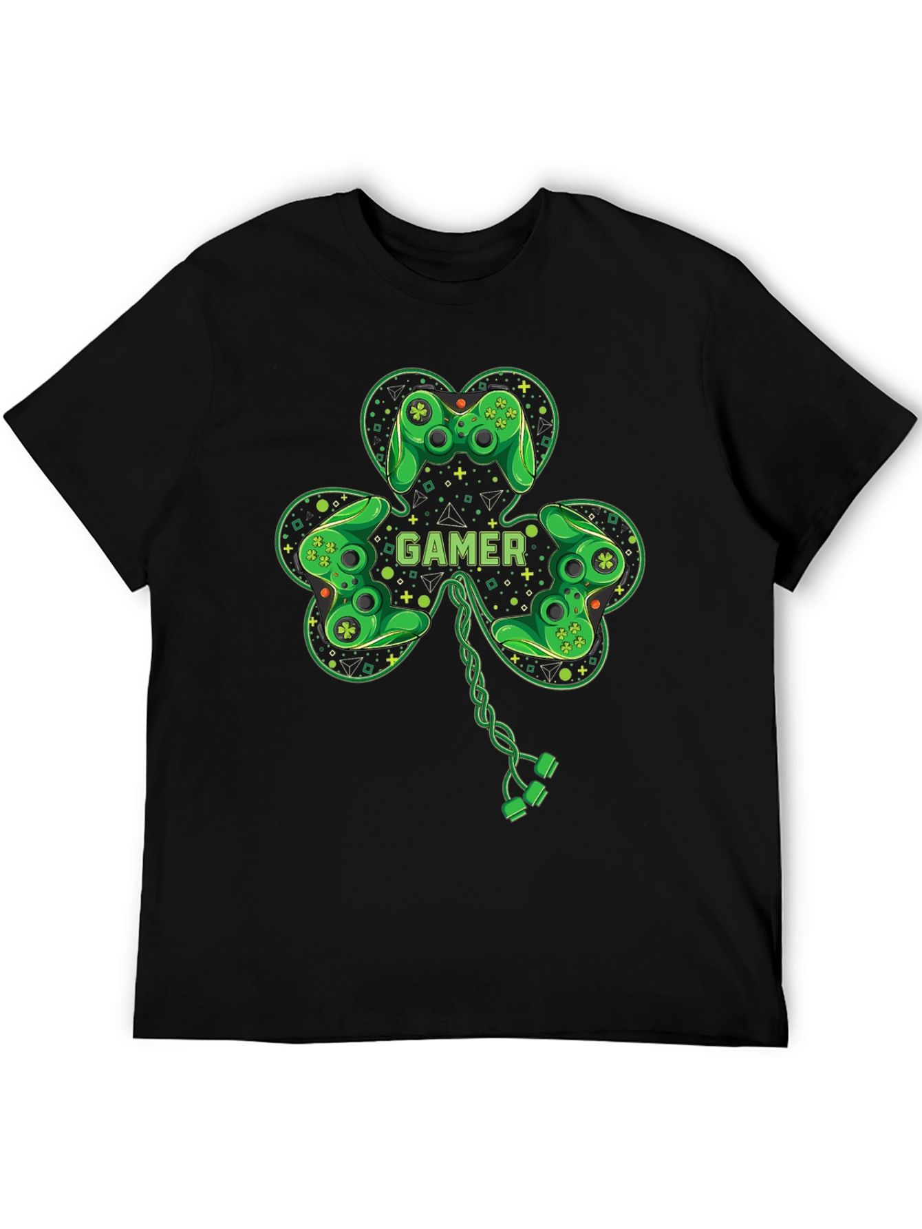 Gamer Shamrock T-Shirt - St. Patricks Day Gaming Tee