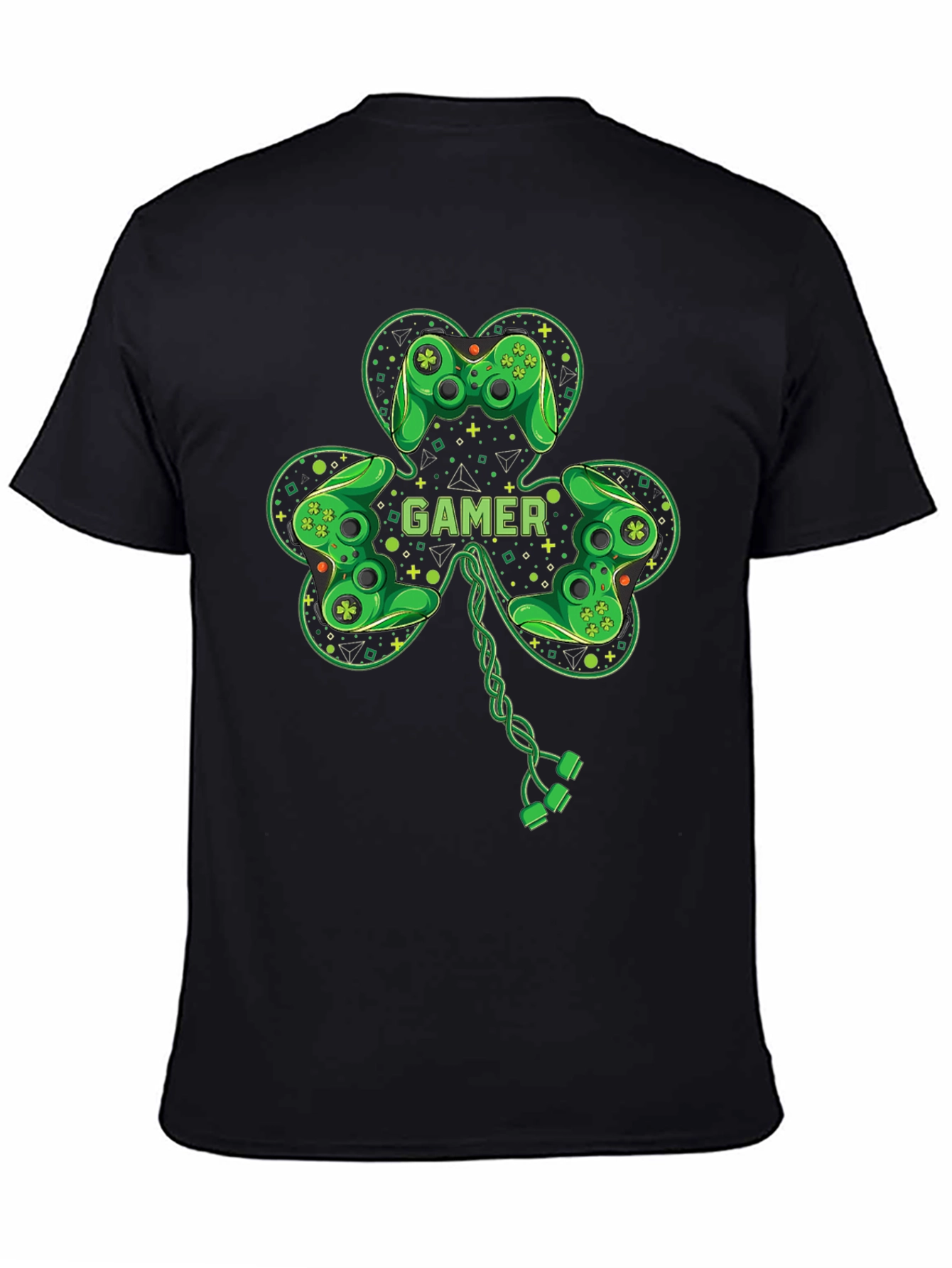 Gamer Shamrock T-Shirt - St. Patricks Day Gaming Tee
