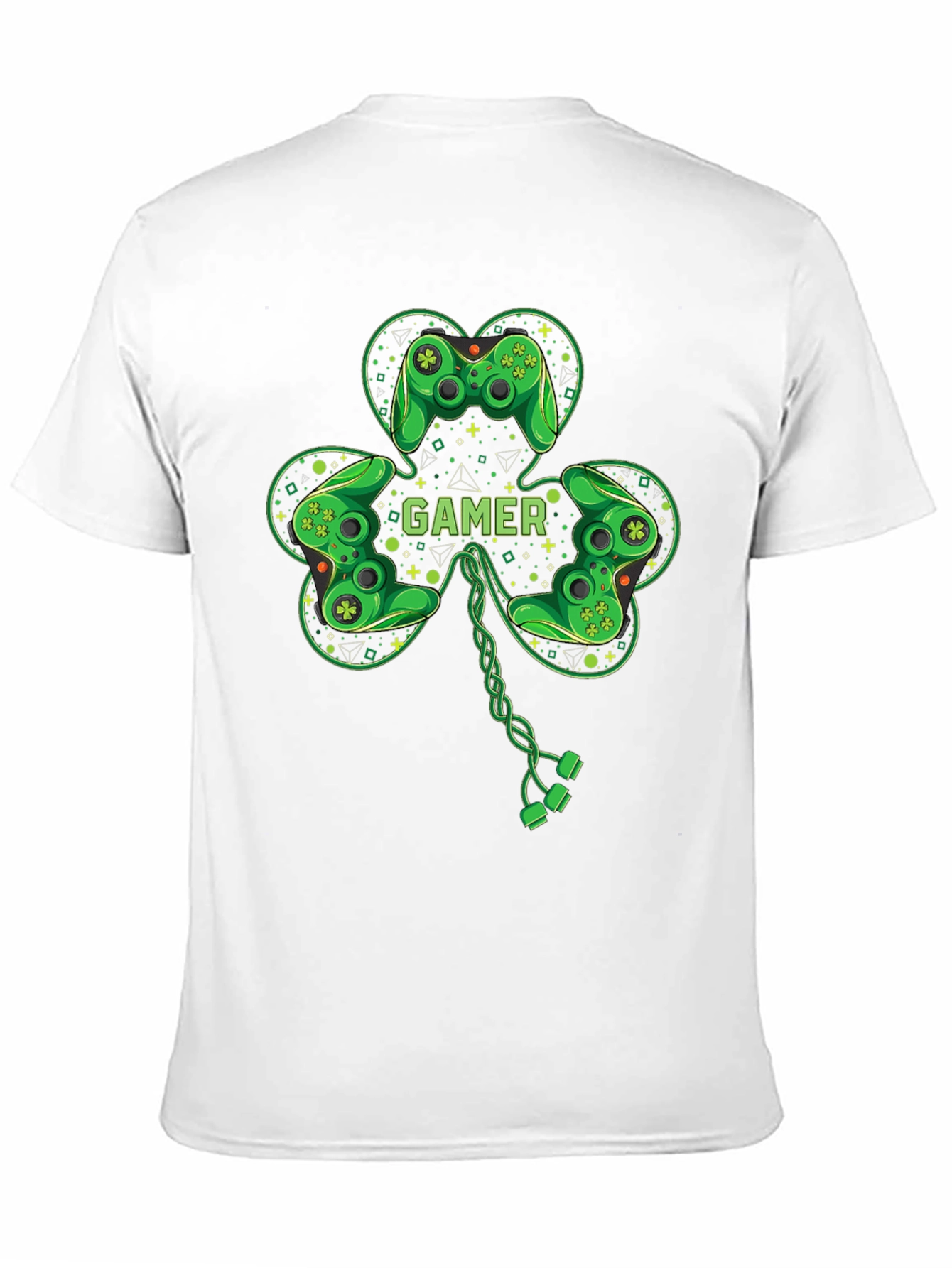 Gamer Shamrock T-Shirt - St. Patricks Day Gaming Tee