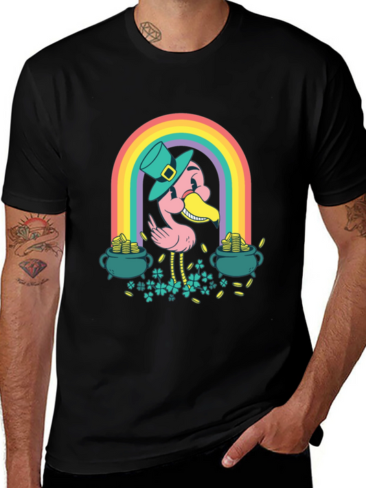 Lucky Flamingo St. Patricks Day T-Shirt