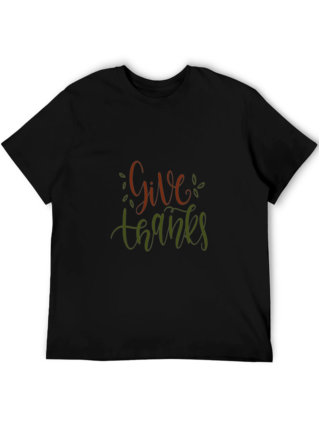 Give Thanks Graphic Tee - Thanksgiving Holiday T-Shirt
