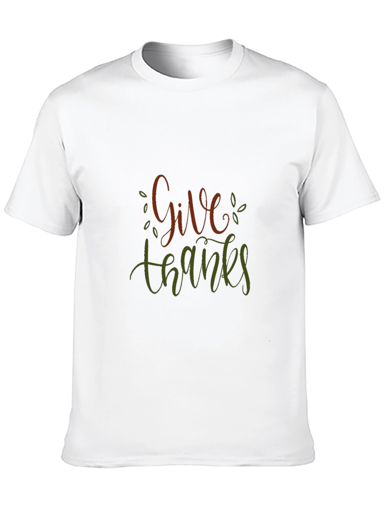 Give Thanks Graphic Tee - Thanksgiving Holiday T-Shirt