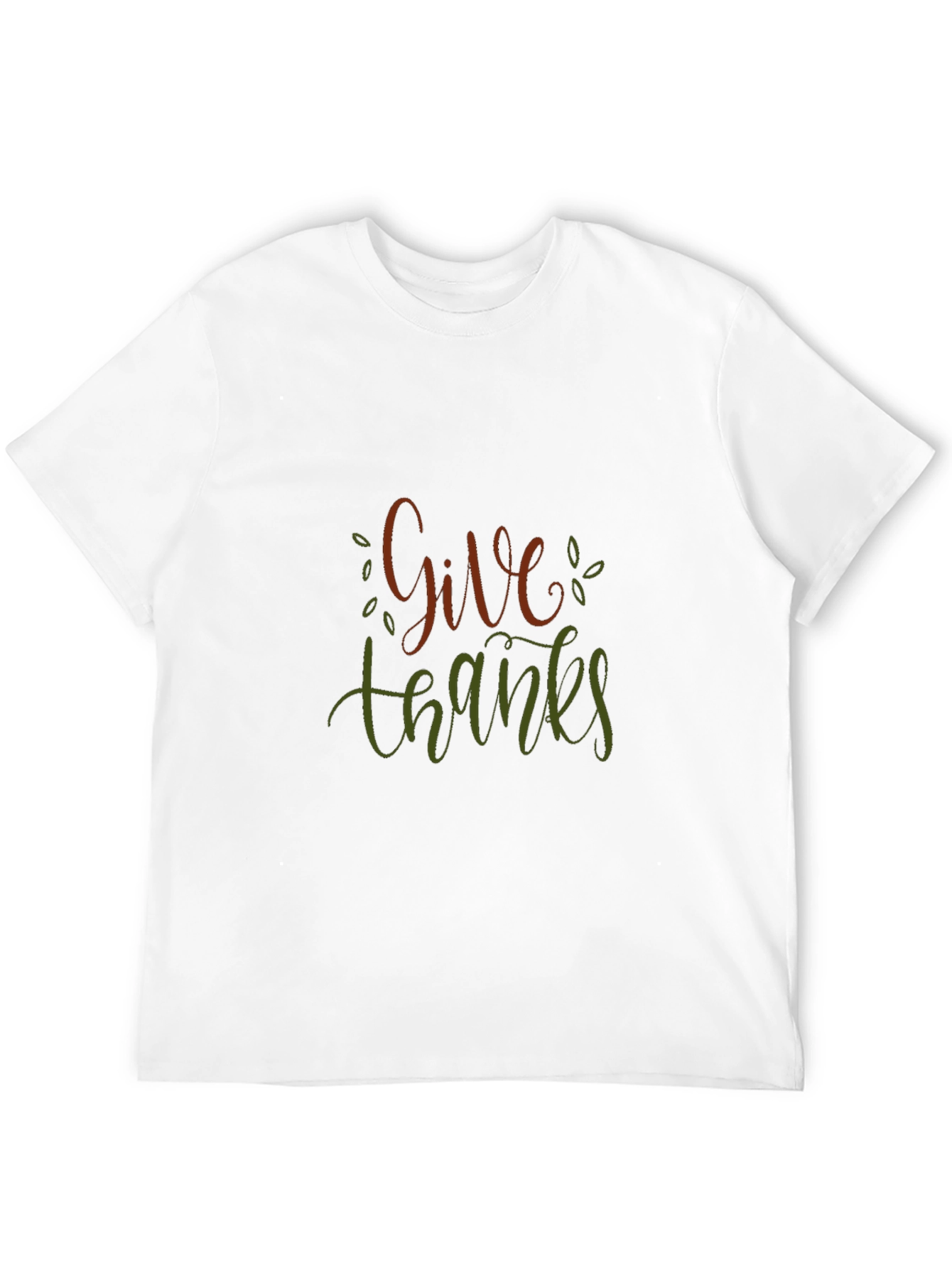 Give Thanks Graphic Tee - Thanksgiving Holiday T-Shirt