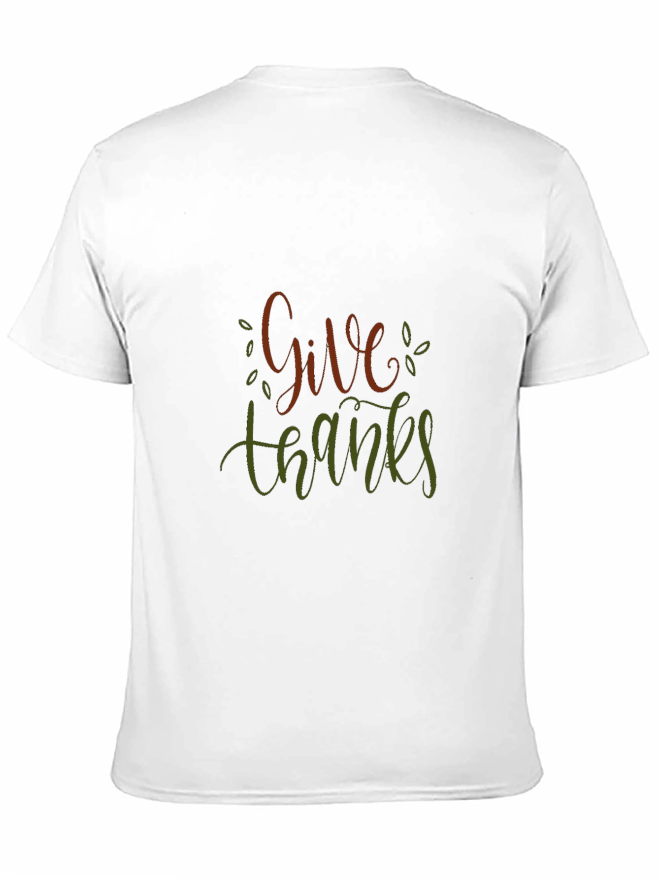 Give Thanks Graphic Tee - Thanksgiving Holiday T-Shirt