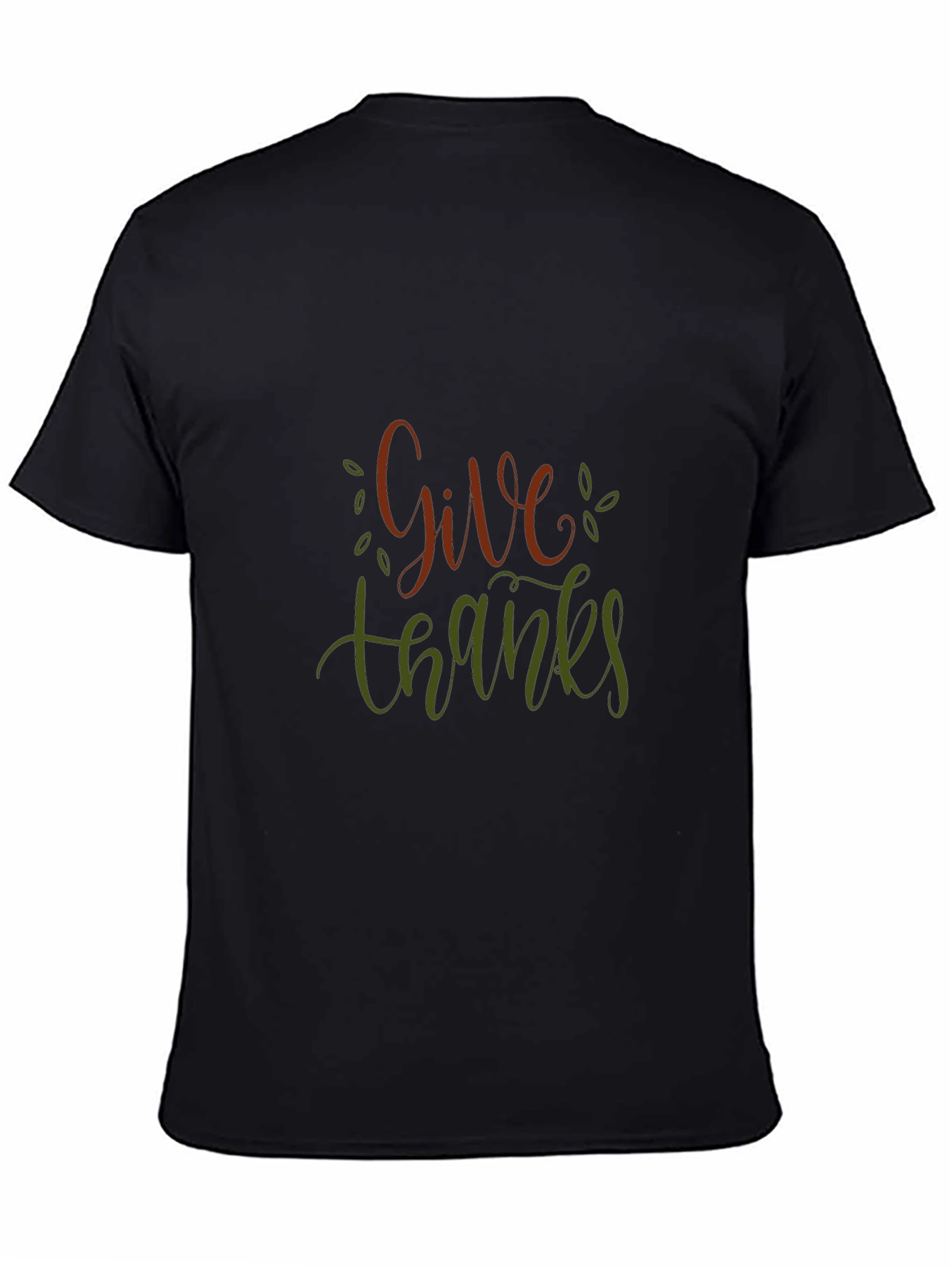 Give Thanks Graphic Tee - Thanksgiving Holiday T-Shirt