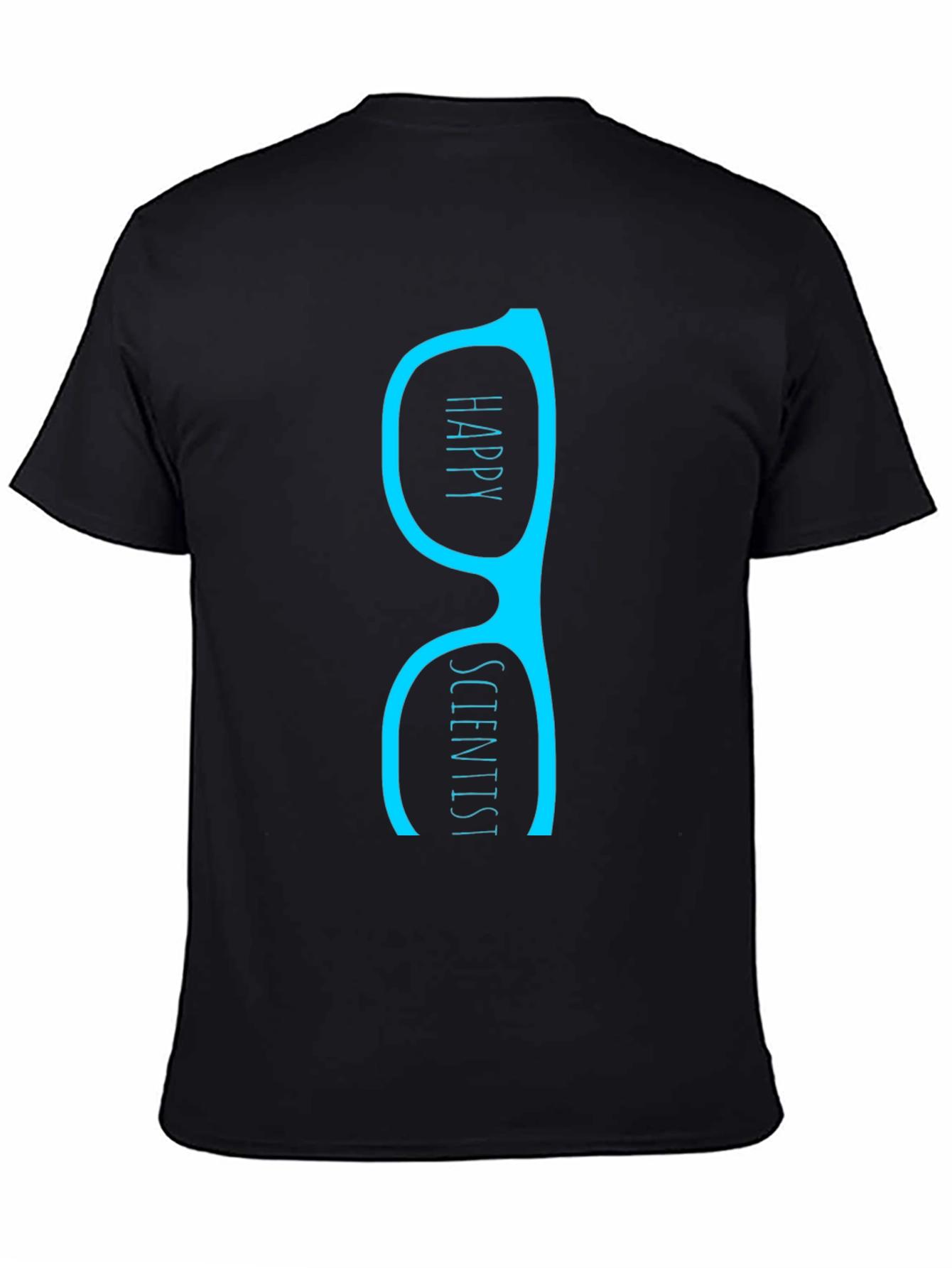 Happy Scientist T-Shirt - Black Graphic Tee