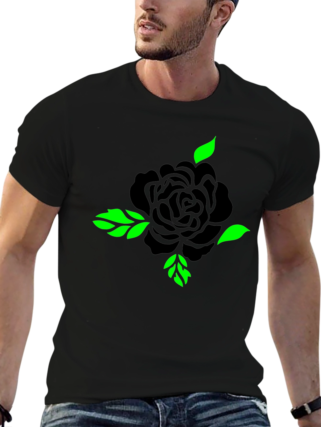 Black Rose Graphic T-Shirt