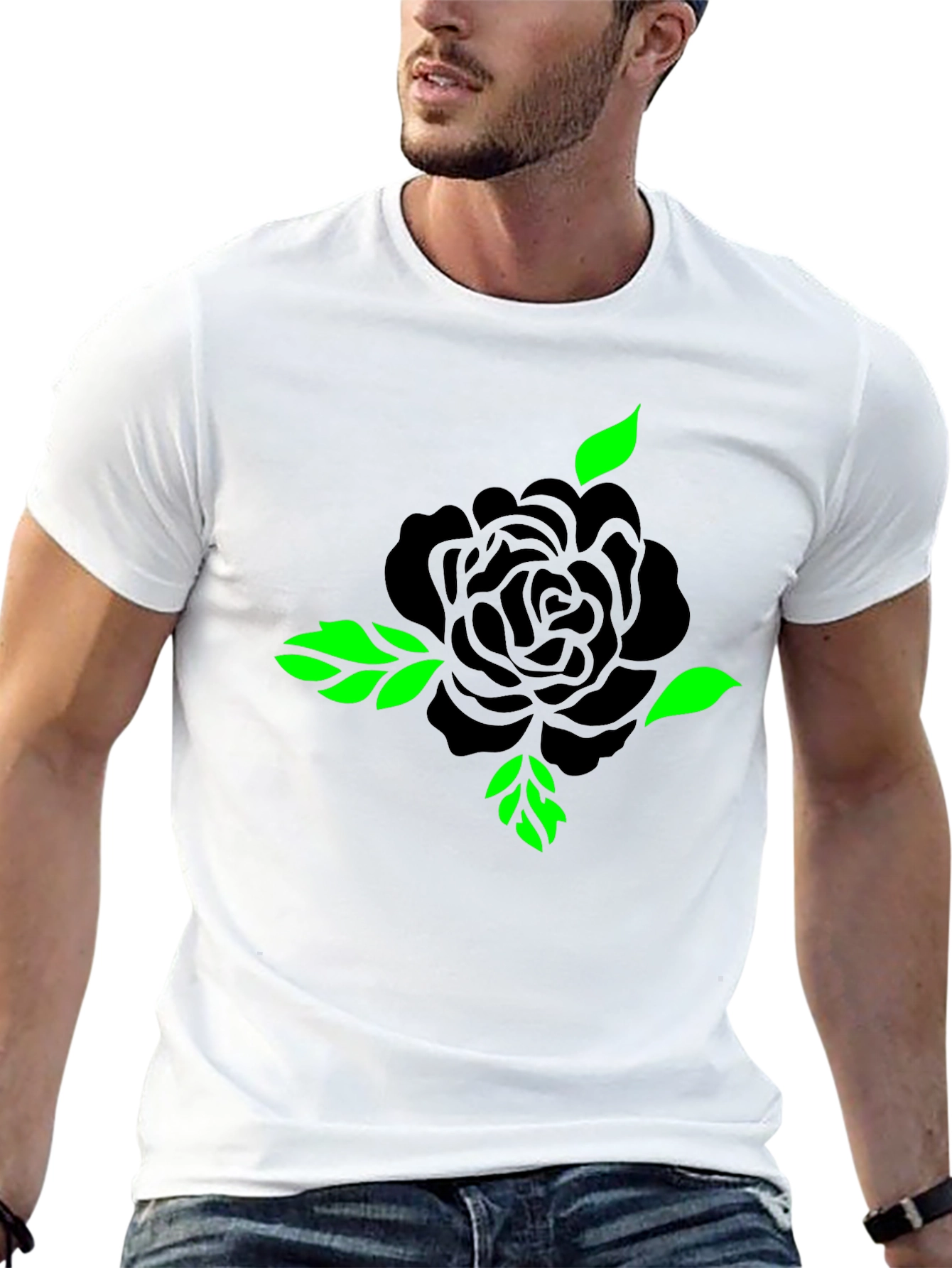 Black Rose Graphic T-Shirt