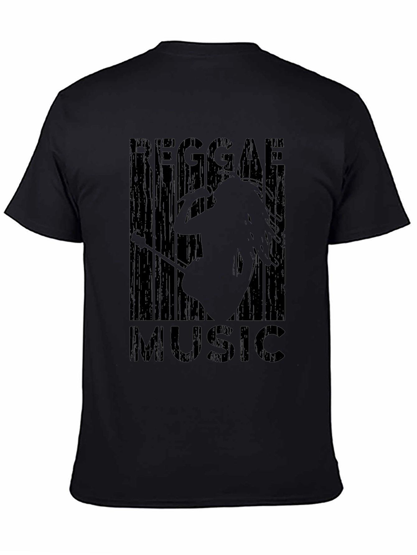 Reggae Music Graphic Tee - Black