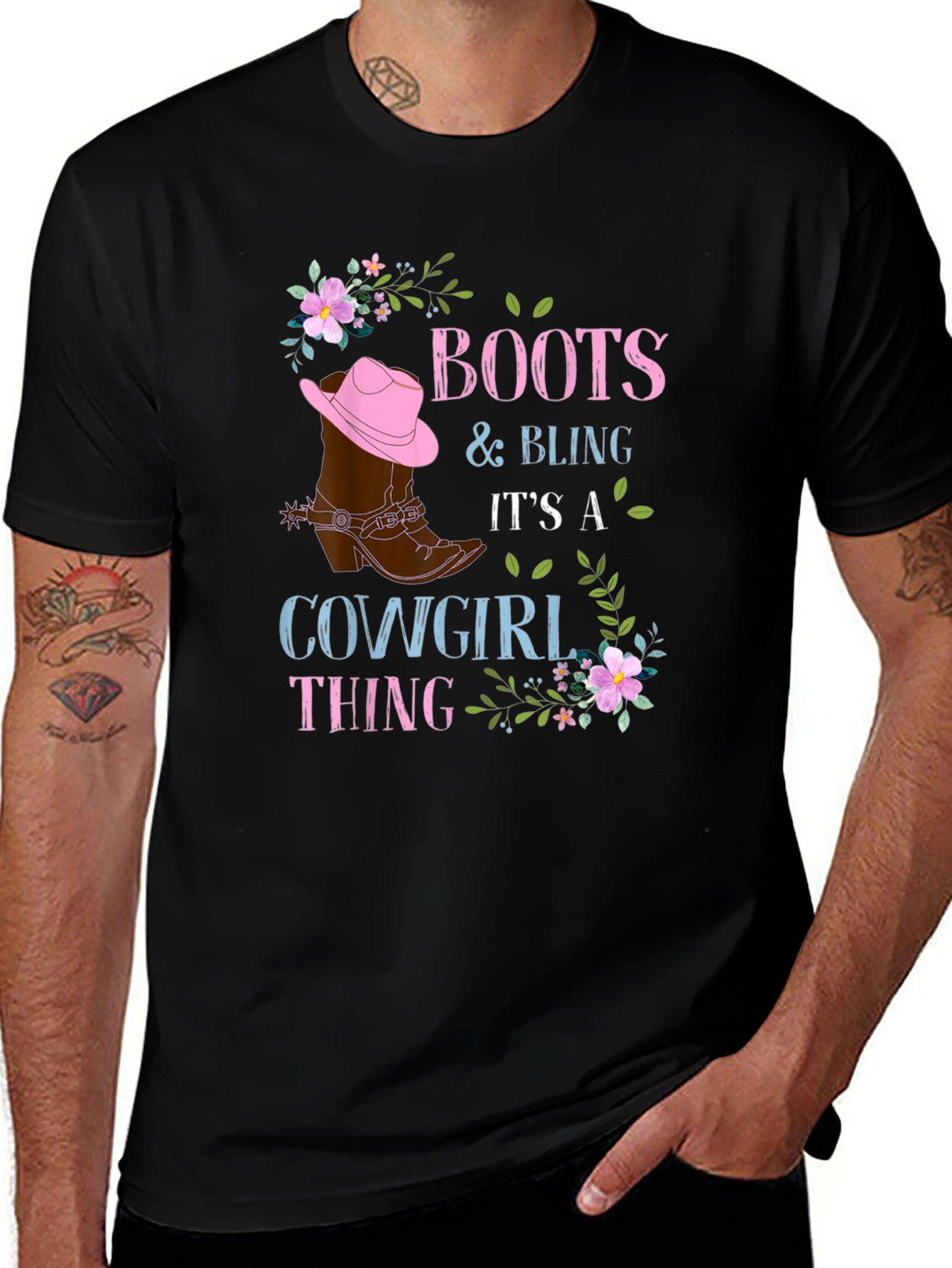 Boots & Bling Cowgirl T-Shirt