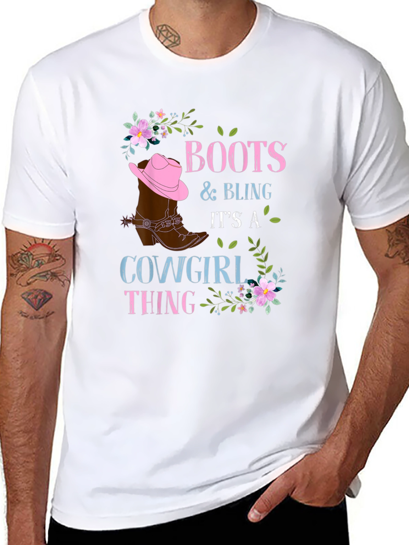 Boots & Bling Cowgirl T-Shirt