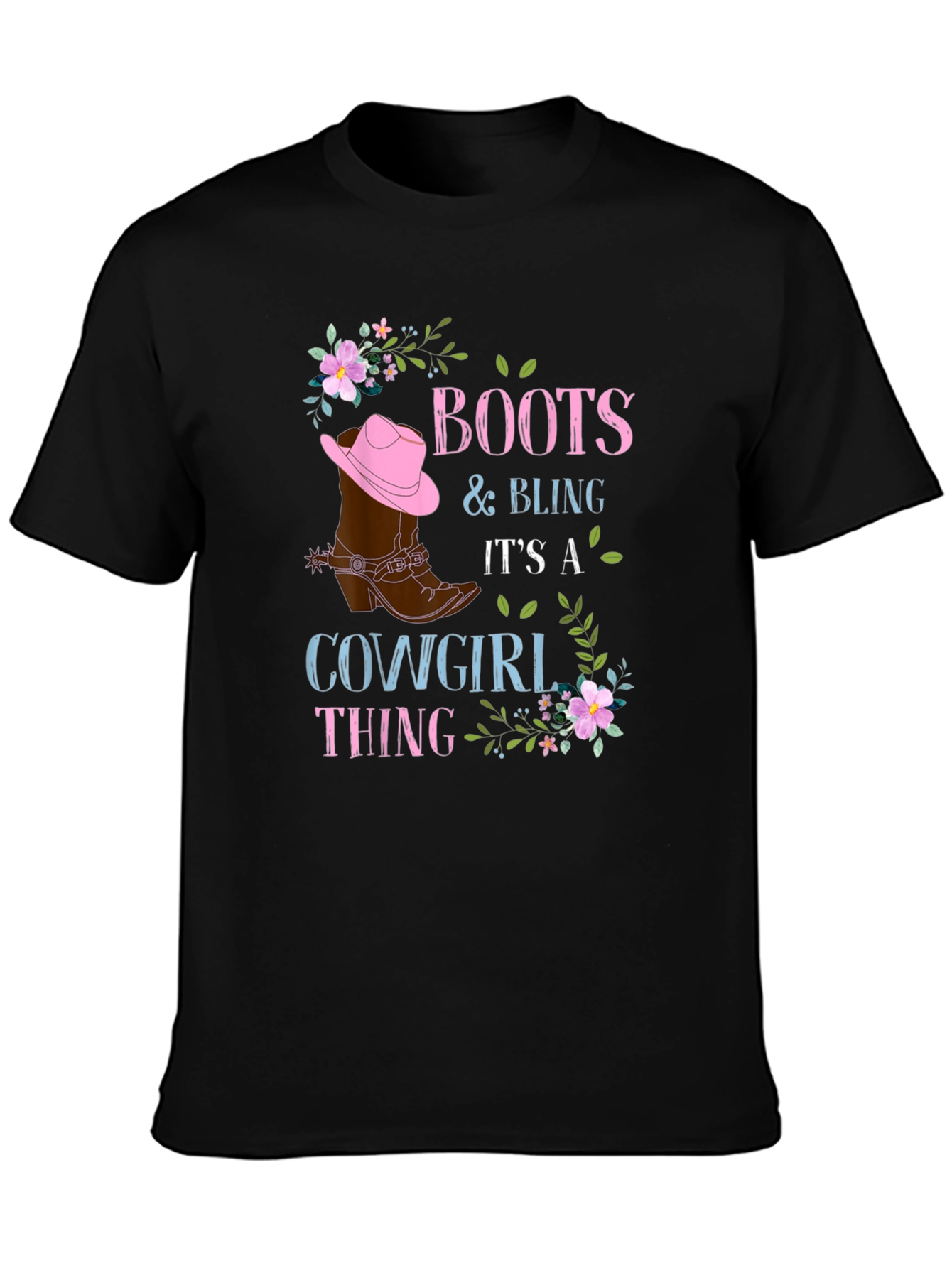 Boots & Bling Cowgirl T-Shirt