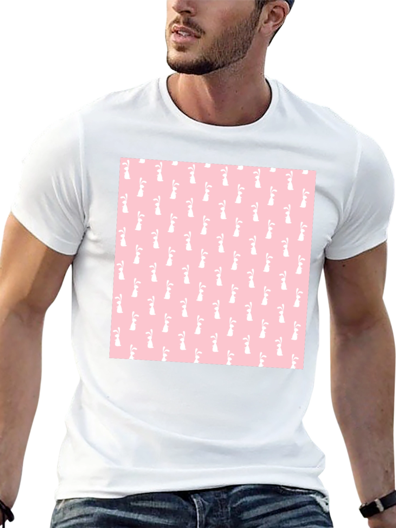 Bunny Pattern T-Shirt