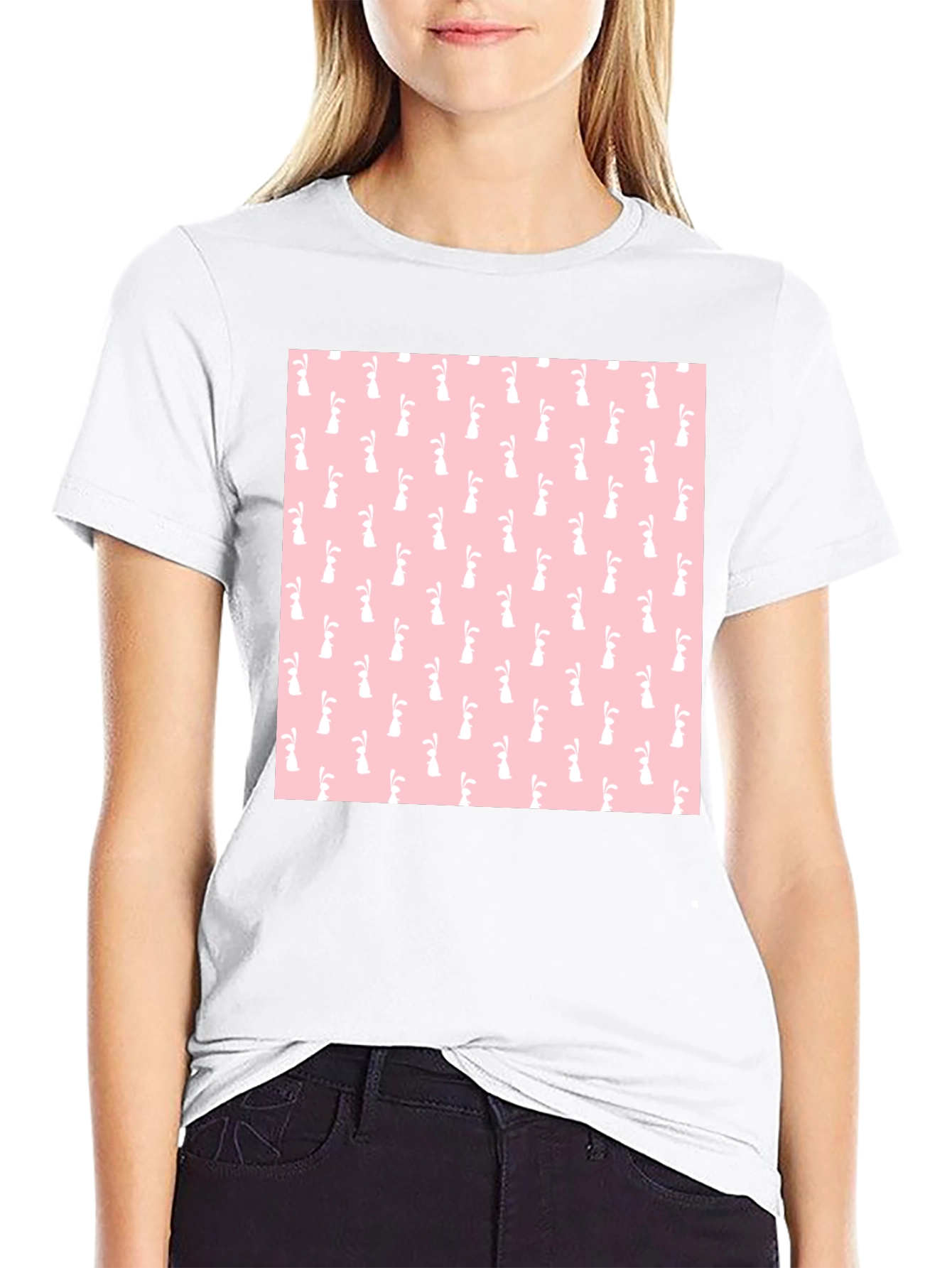 Bunny Pattern T-Shirt