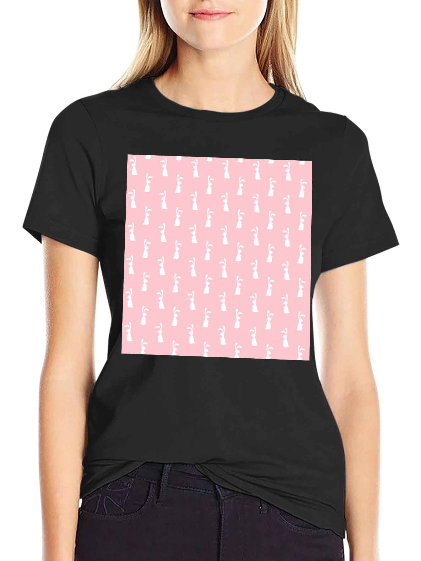 Bunny Pattern T-Shirt